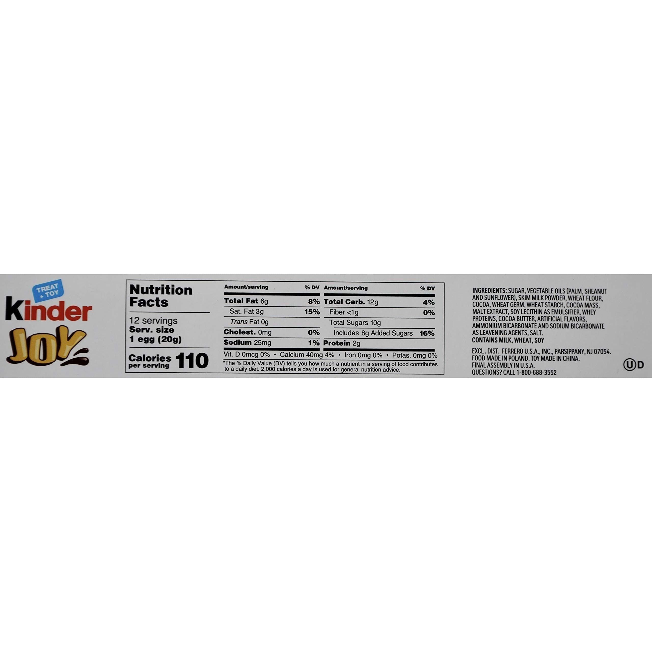 Kinder Joy Spring Treats & Toys Assortment, 0.7 Ounce - 12 Pack - Kinder Joy