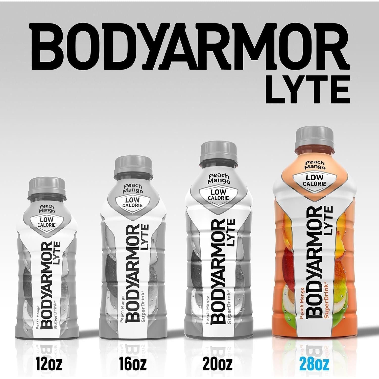BODYARMOR LYTE Strawberry Banana Sports Drink, 28 Fl Oz (Pack of 12) - BODYARMOR