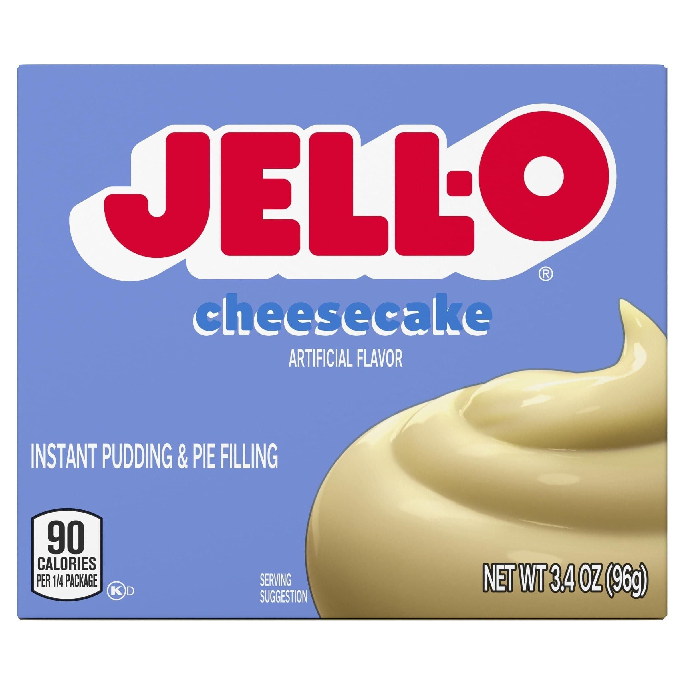 Creamy Cheesecake Instant Pudding & Pie Filling Mix, 3.4 oz Box - Jell-O