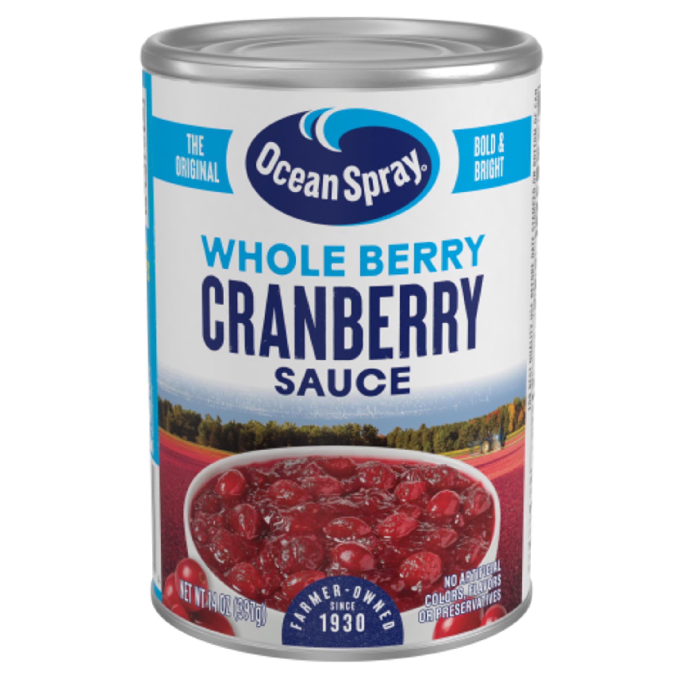 Ocean Spray Whole Cranberry Sauce, 14 Oz Can (Pack of 1) - Ocean Spray