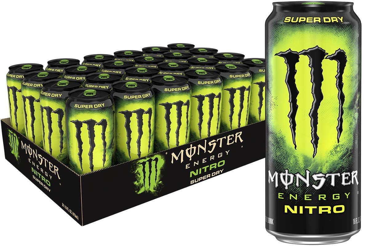 Monster Energy Nitro Super Dry Maximum Strength Drink 16, 384 Fl Oz