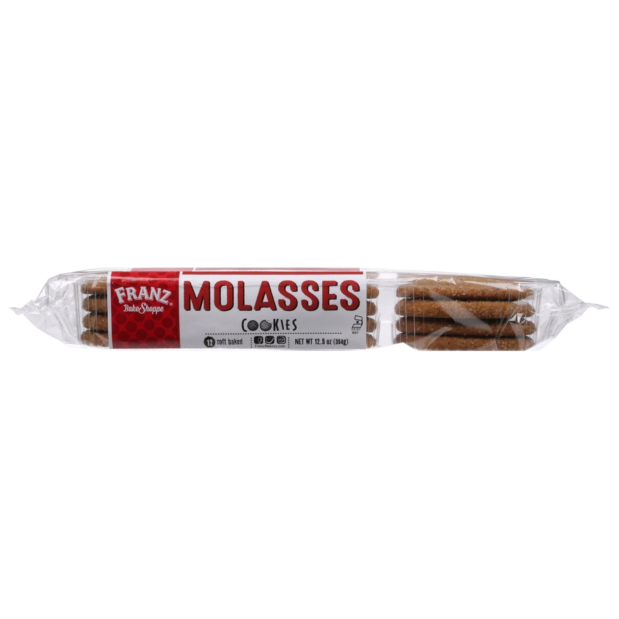 Franz Soft Baked Molasses Cookies, 12.5 oz, 12 Pack - Franz