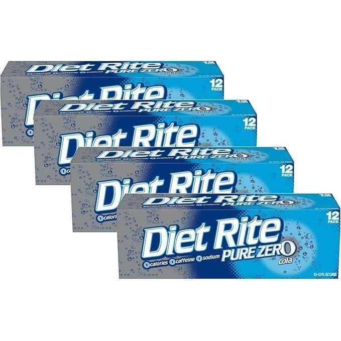 Caffeine-Free Diet Rite Soda, 12 oz Cans - 12 Pack - Diet Rite