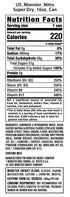15 Pack - Monster Energy Nitro Super Dry, Energy Drink, 16 ounce