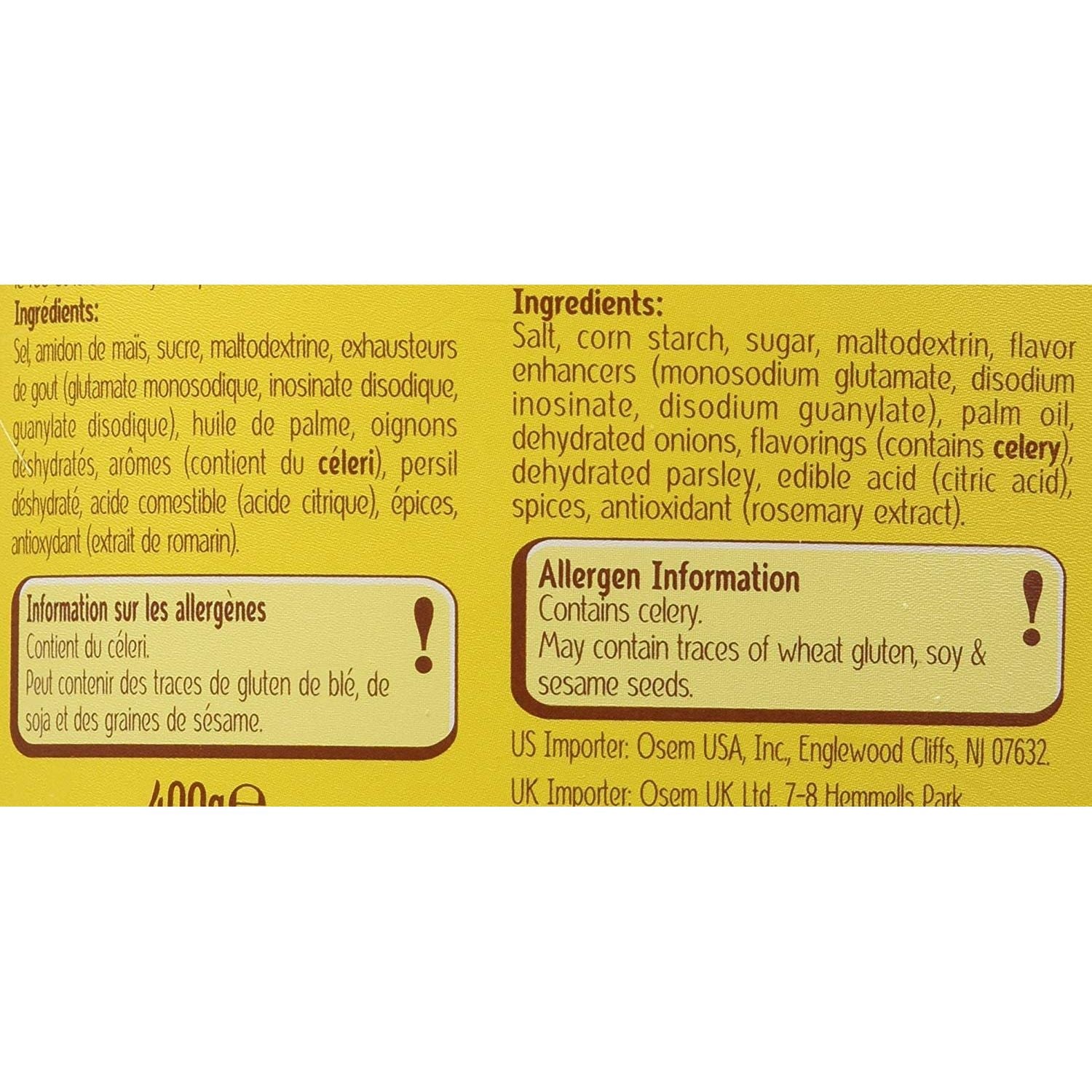 Osem Chicken Flavored Consomme Powder 14.1 oz Pack - Osem