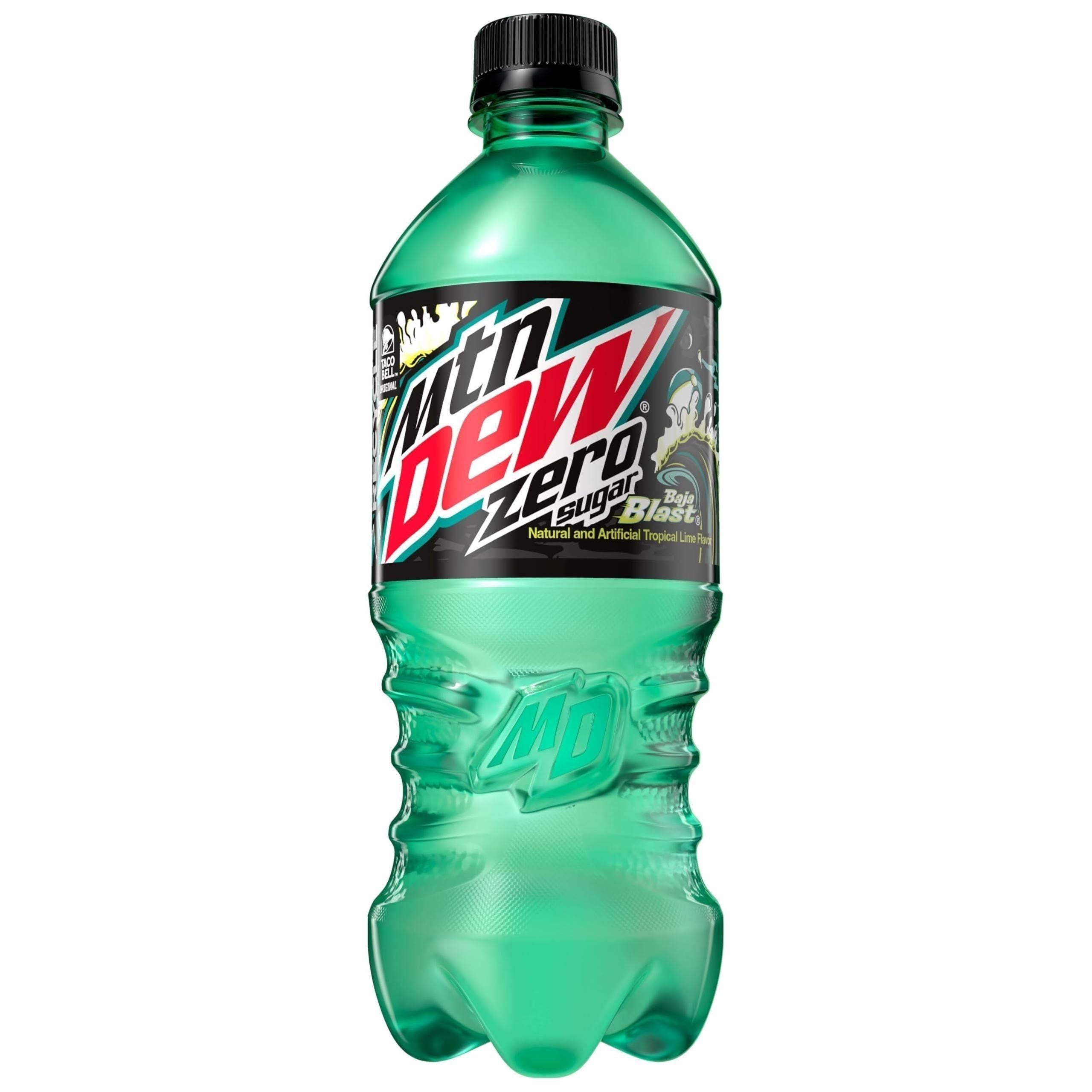 Mountain Dew Baja Blast Zero Sugar 20oz (Pack of 12) - Mountain Dew