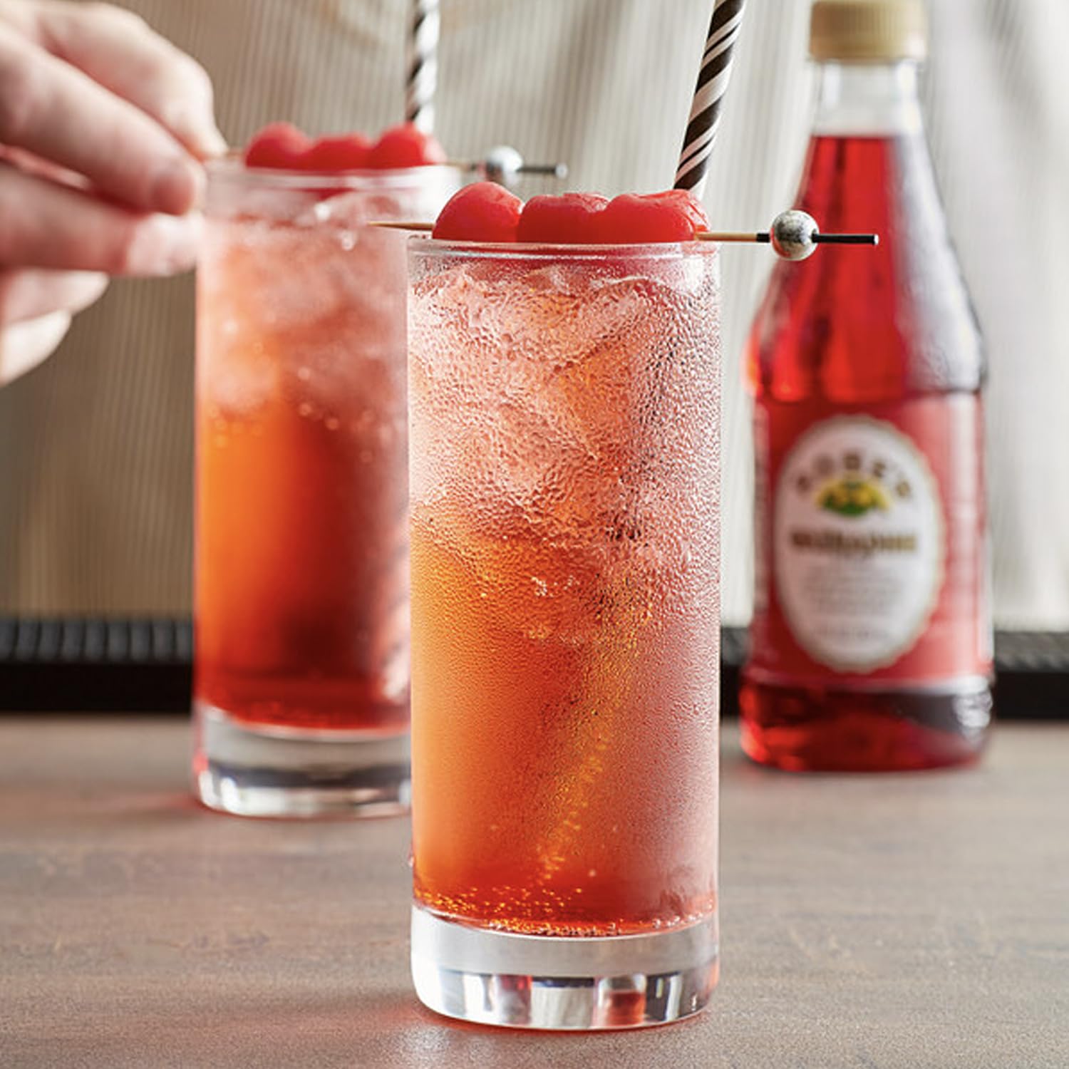 Rose's Sweetened Grenadine Syrup For Cocktails And Beverages Premium Pomegranate Flavor, 12 Fl Oz, 6 Pack