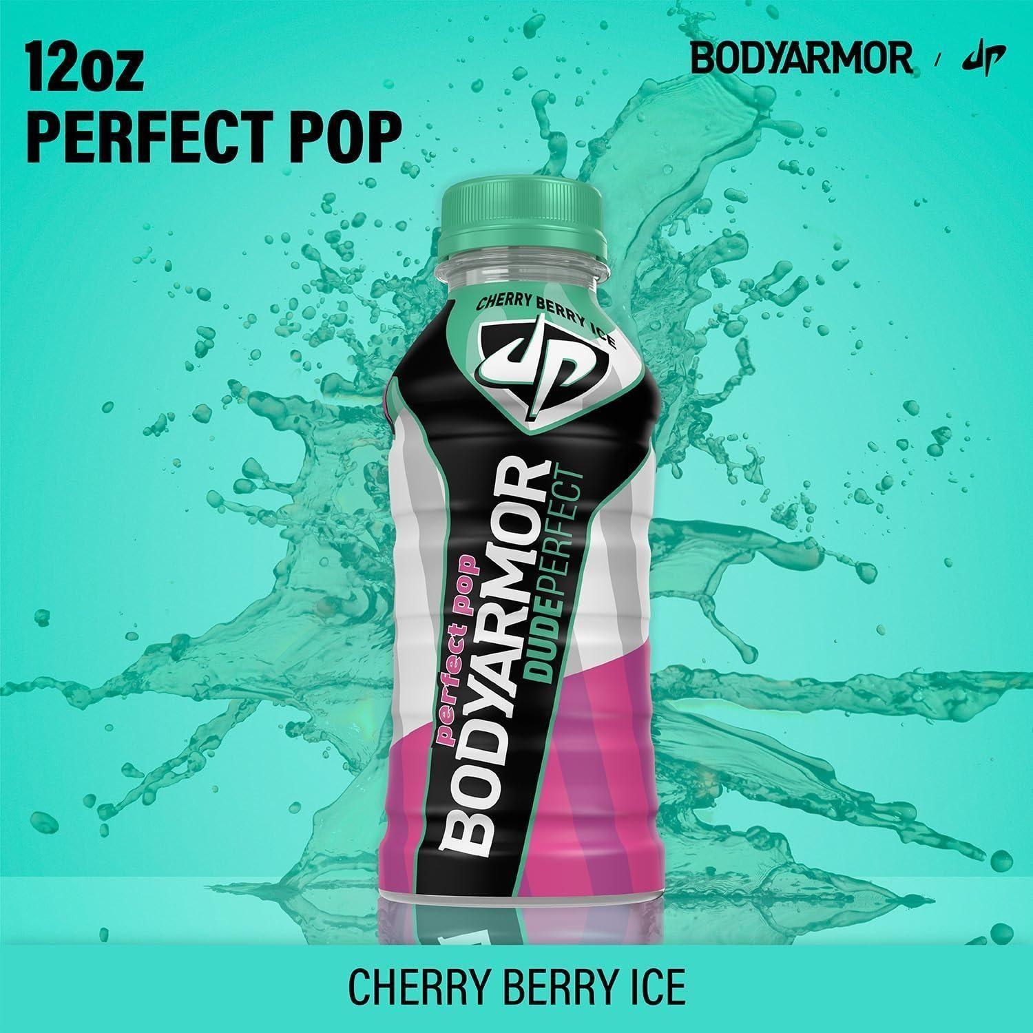 BODYARMOR Dude Perfect Cherry Berry Freeze Sports Drink, 12 fl oz, 24 Count Pack - BODYARMOR