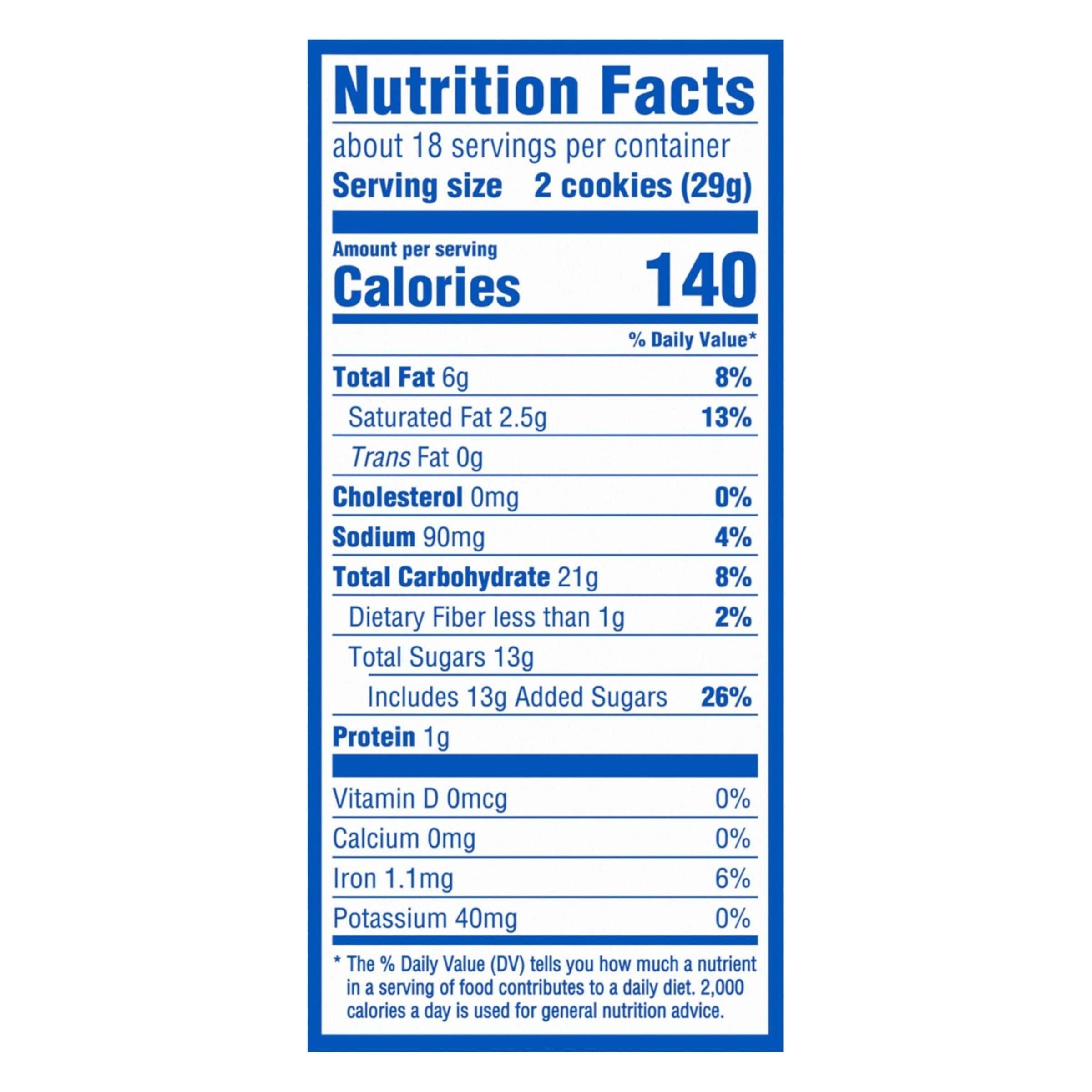 OREO Double Chocolate Creme Sandwich Cookies, Family Size, 18.71 oz - Oreo