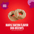 Milk-Bone Dunkin’ Maple Bacon Dog Biscuits, 8 oz, 2 Pack