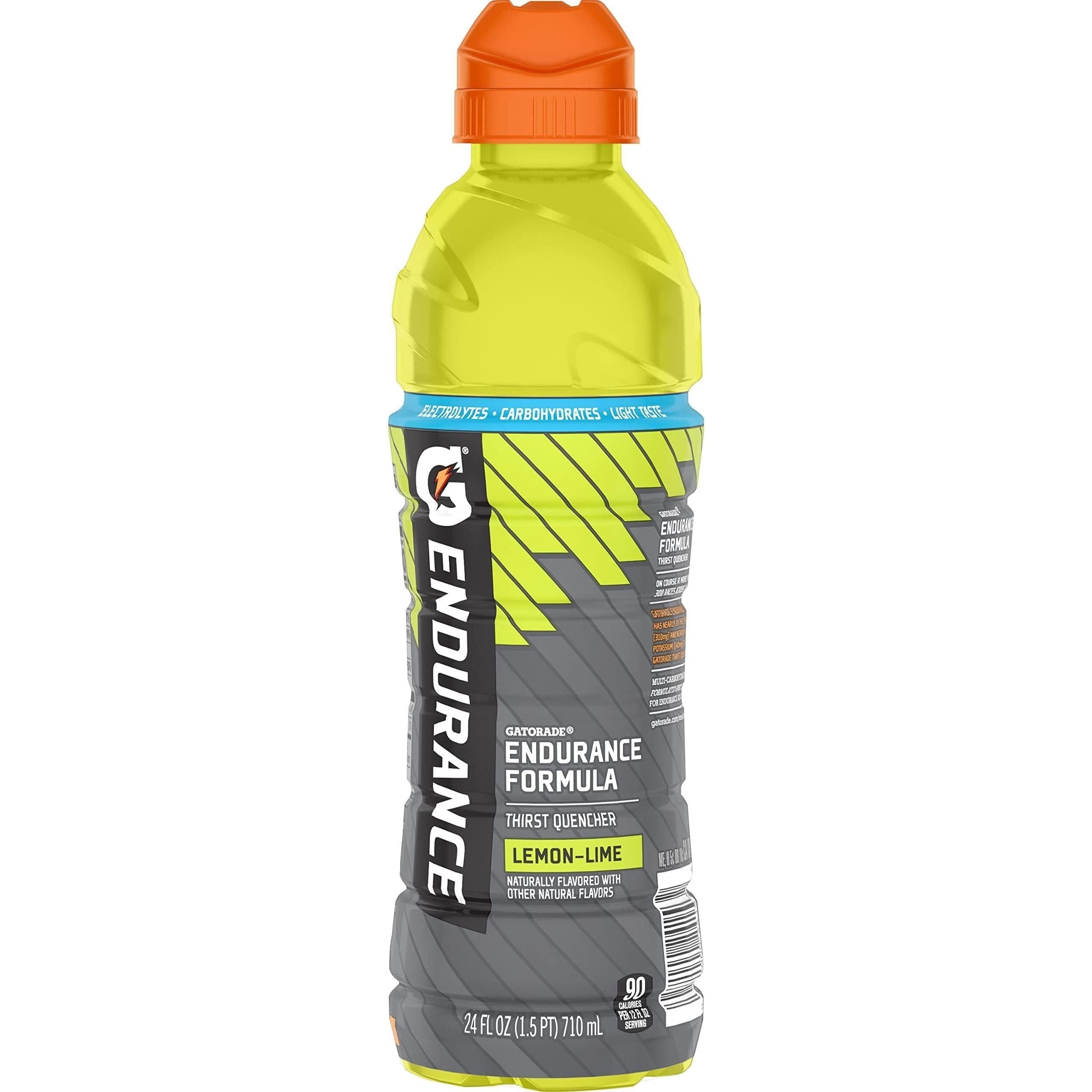 Gatorade Endurance, Lemon Lime, 24oz Bottles (8 Pack) - Gatorade