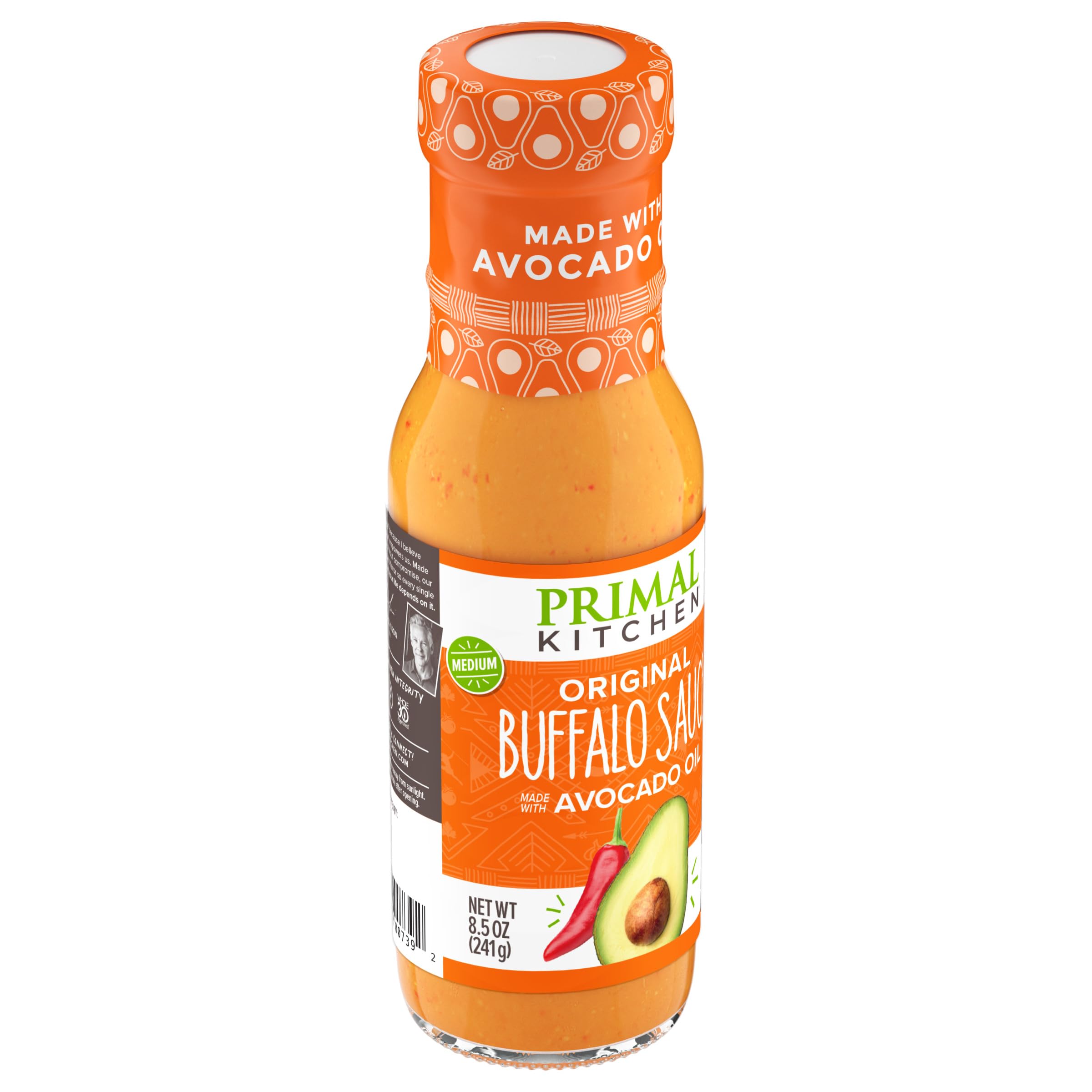 Primal Kitchen Buffalo Sauce, 8.5 oz, 2 Pack