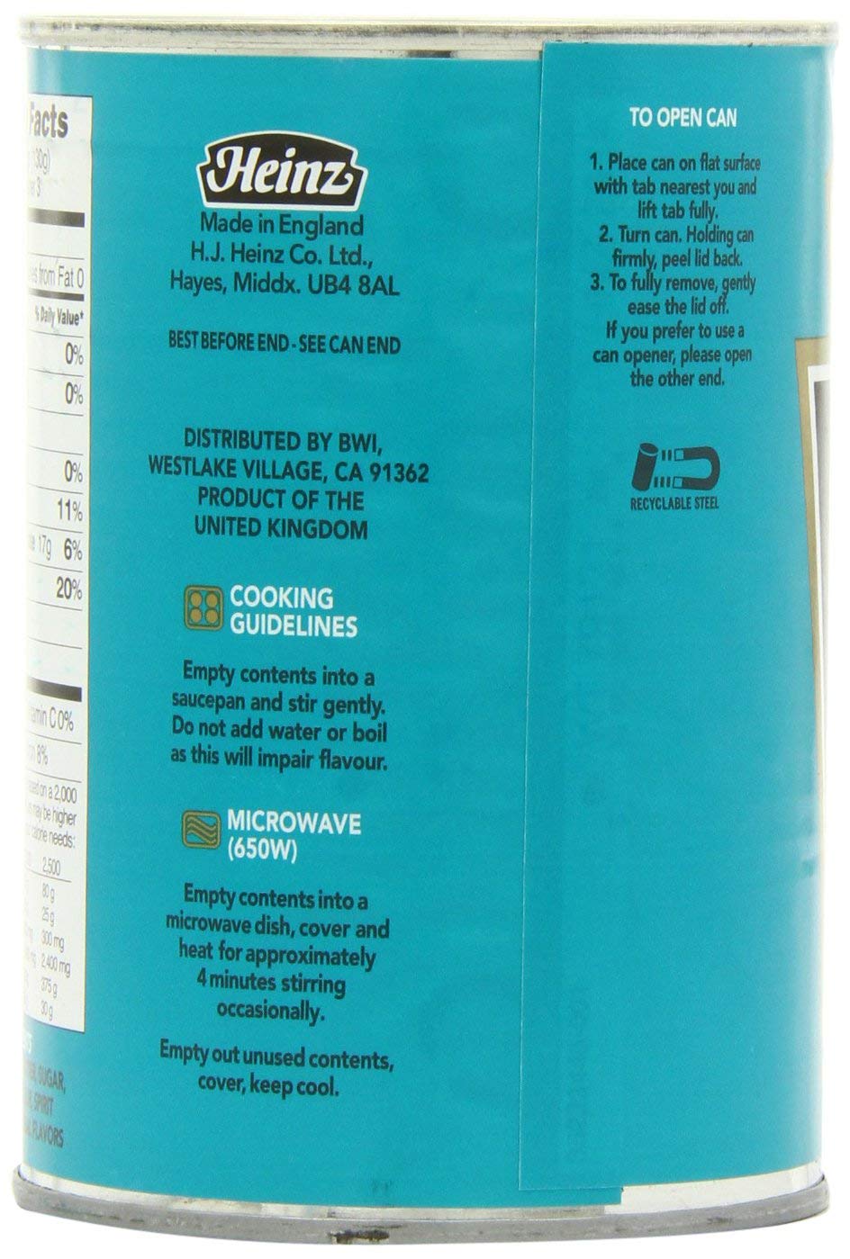 Heinz Beans With Tomato Sauce 13.7 OZ (Pack of 6) - Heinz