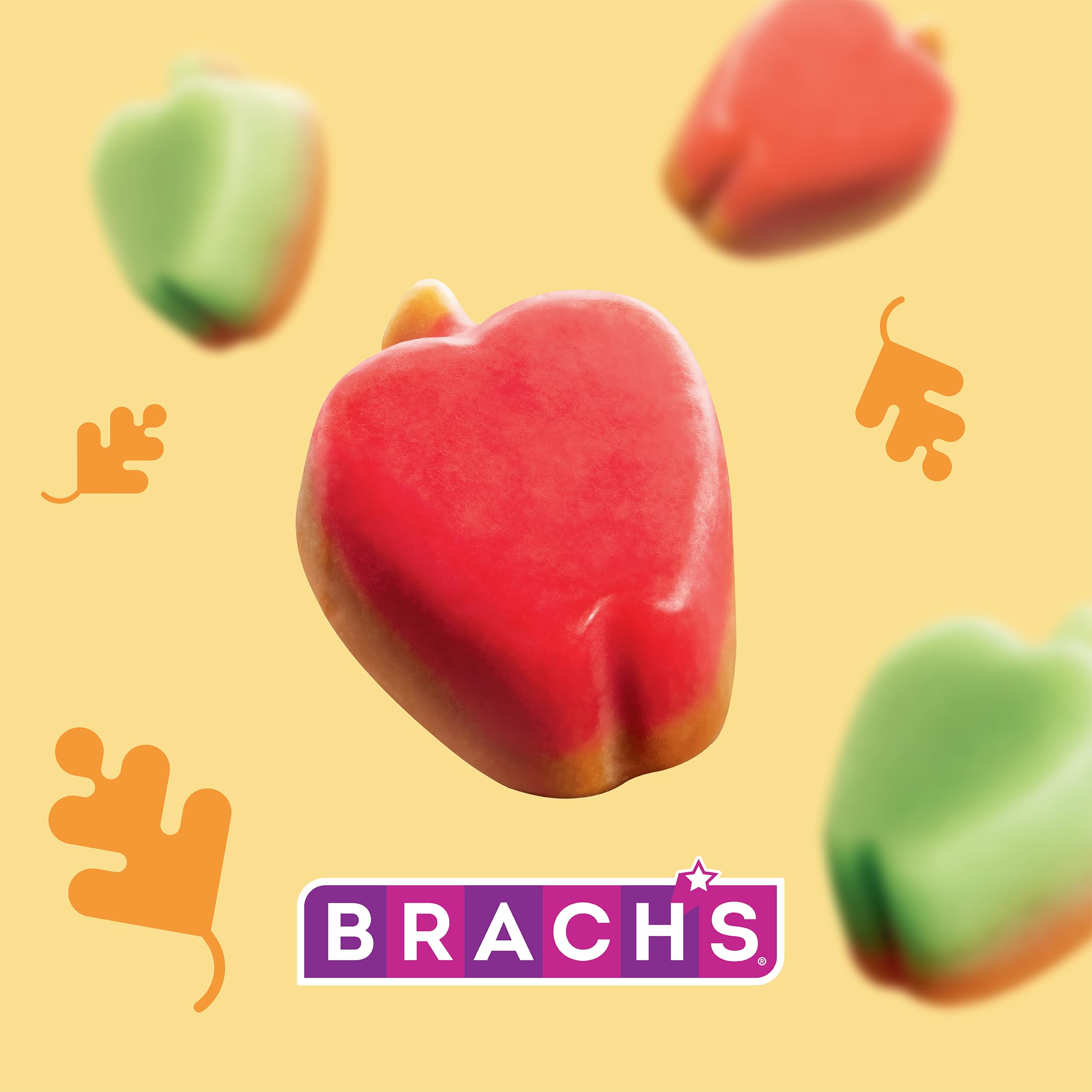 Brach's Mellowcreme Caramel Apple Candy, 9 oz, 2 Pack