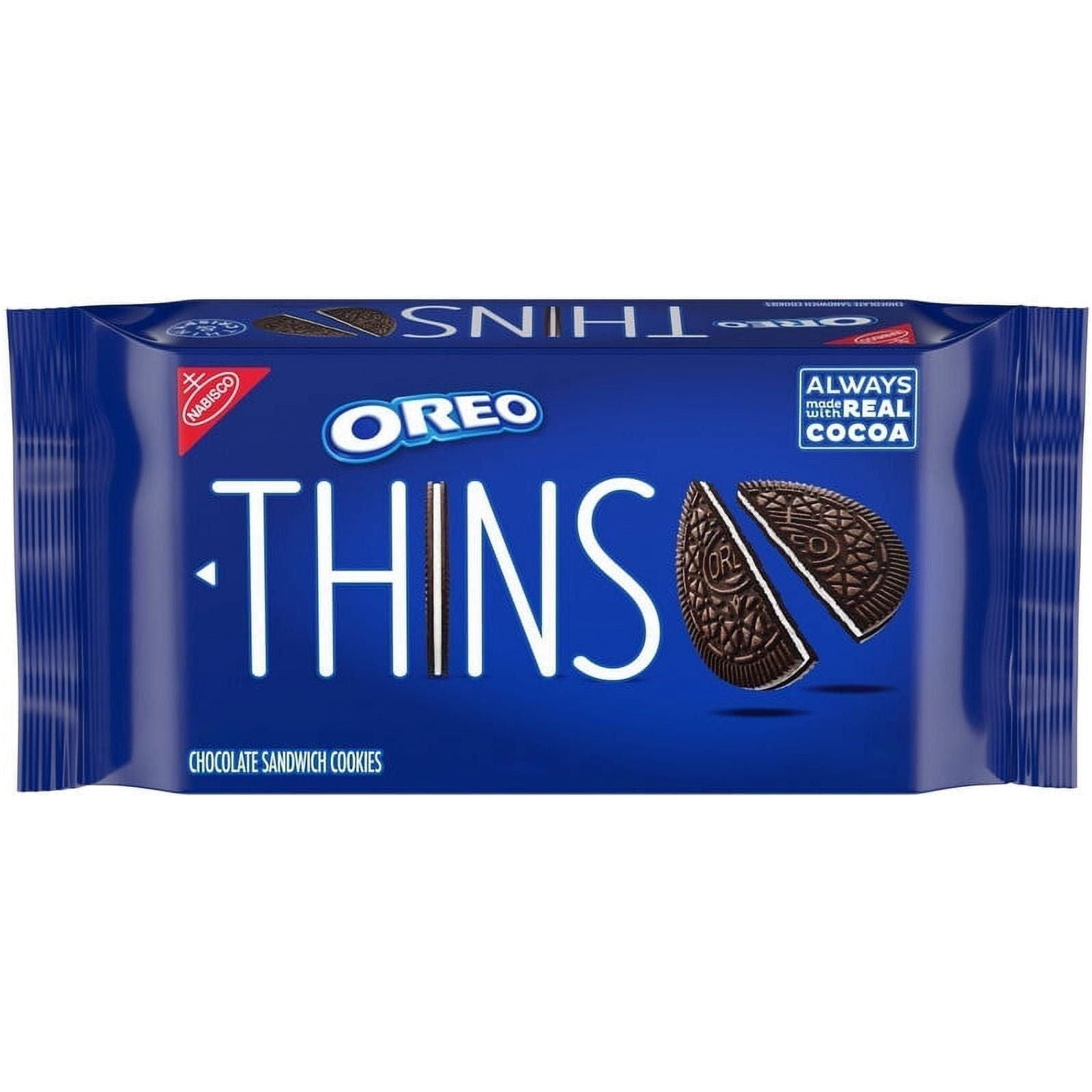 OREO Thins Chocolate Delight Sandwich Cookies, 9.21 oz - Dual Pack - Oreo