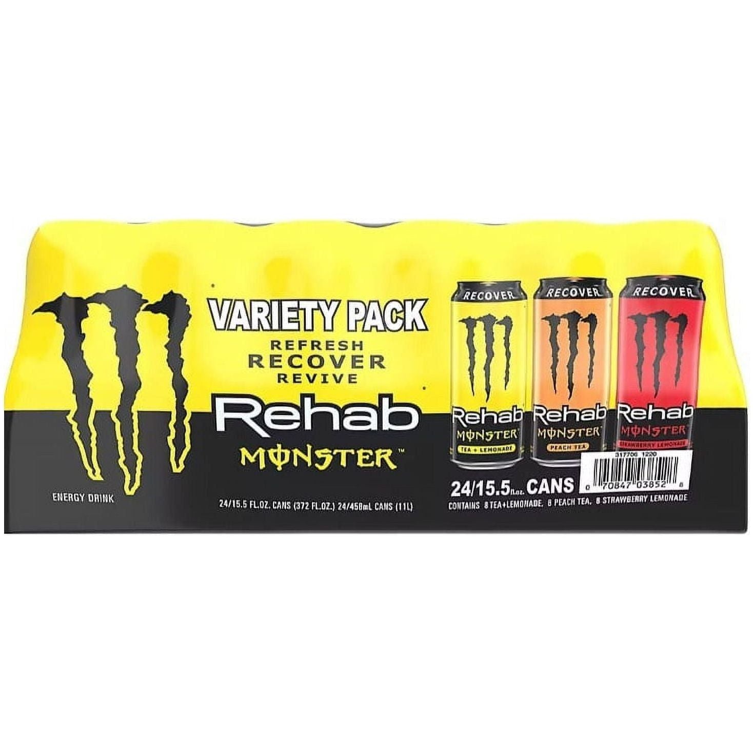 Monster Energy Rehab Refreshment Pack 24 Cans Of Tea Energizers monster-energy-rehab-refreshment-pack-24-cans-of-tea-energizers
