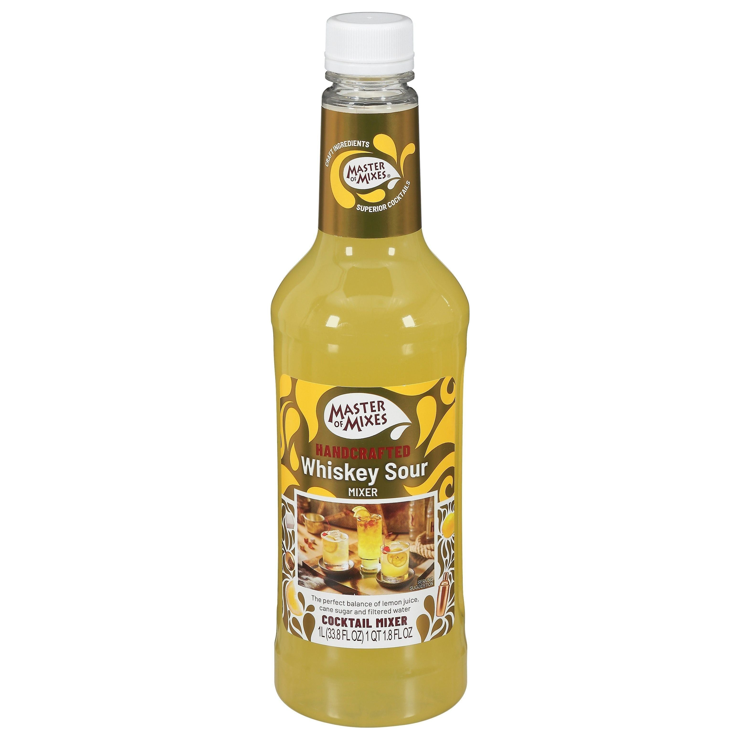 Case of 6-Master of Mixes Whiskey Sour Mix 33.8 oz - Master of Mixes