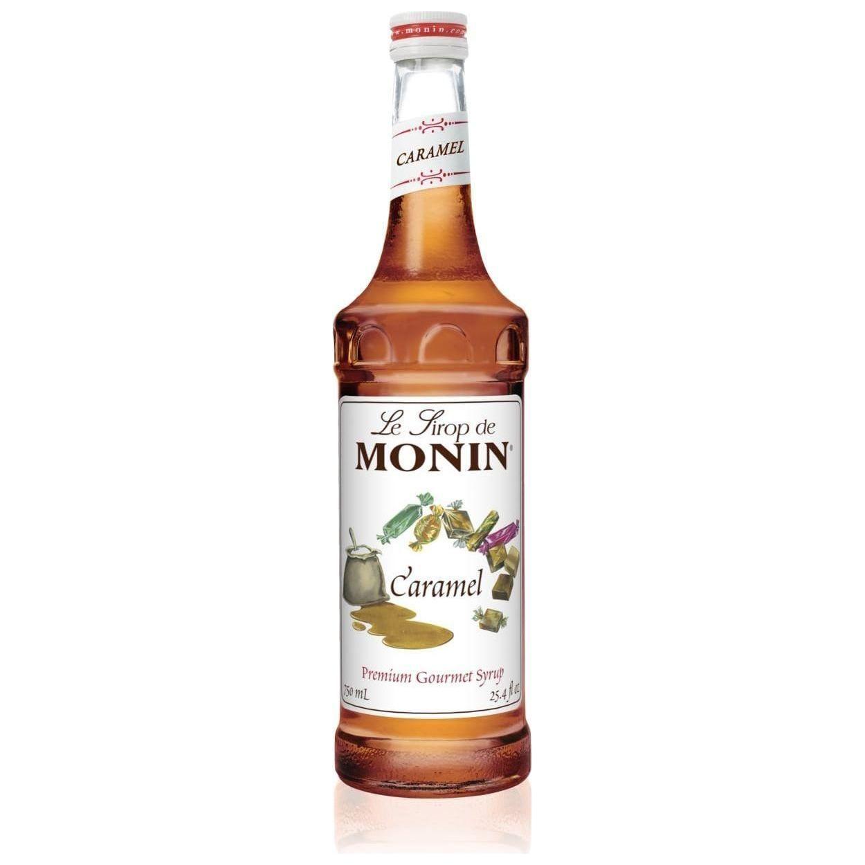 Monin - Caramel Syrup, Rich and Buttery, Great for Desserts, Coffee, and Cocktails, Gluten-Free, Non-GMO (750 ml) - Monin