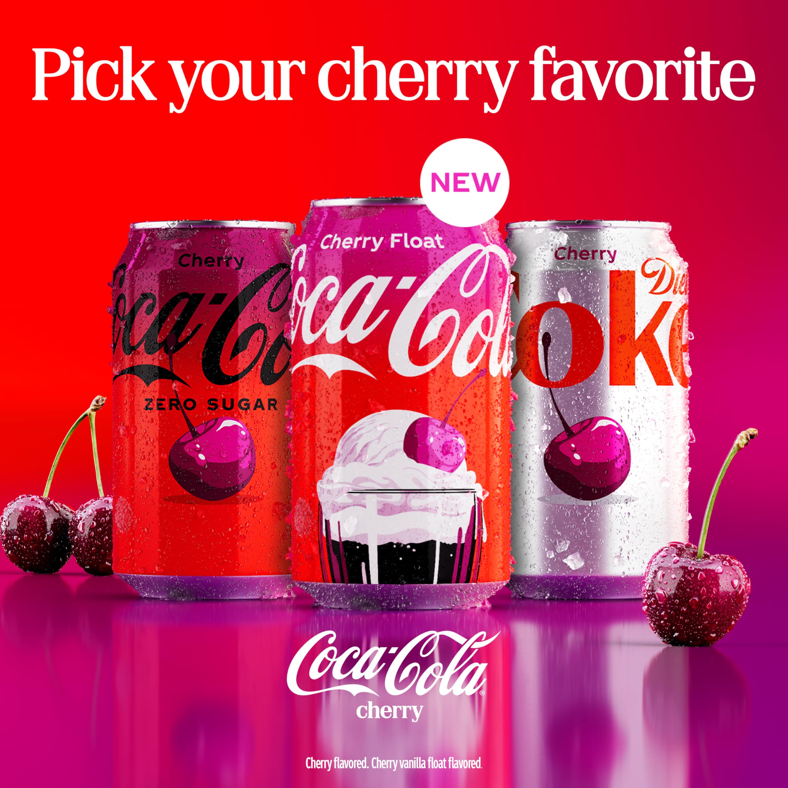 Diet Coke Cherry Diet Soda Pop Fridge Pack Cans, 12 fl oz, 12 Pack - Diet Coke