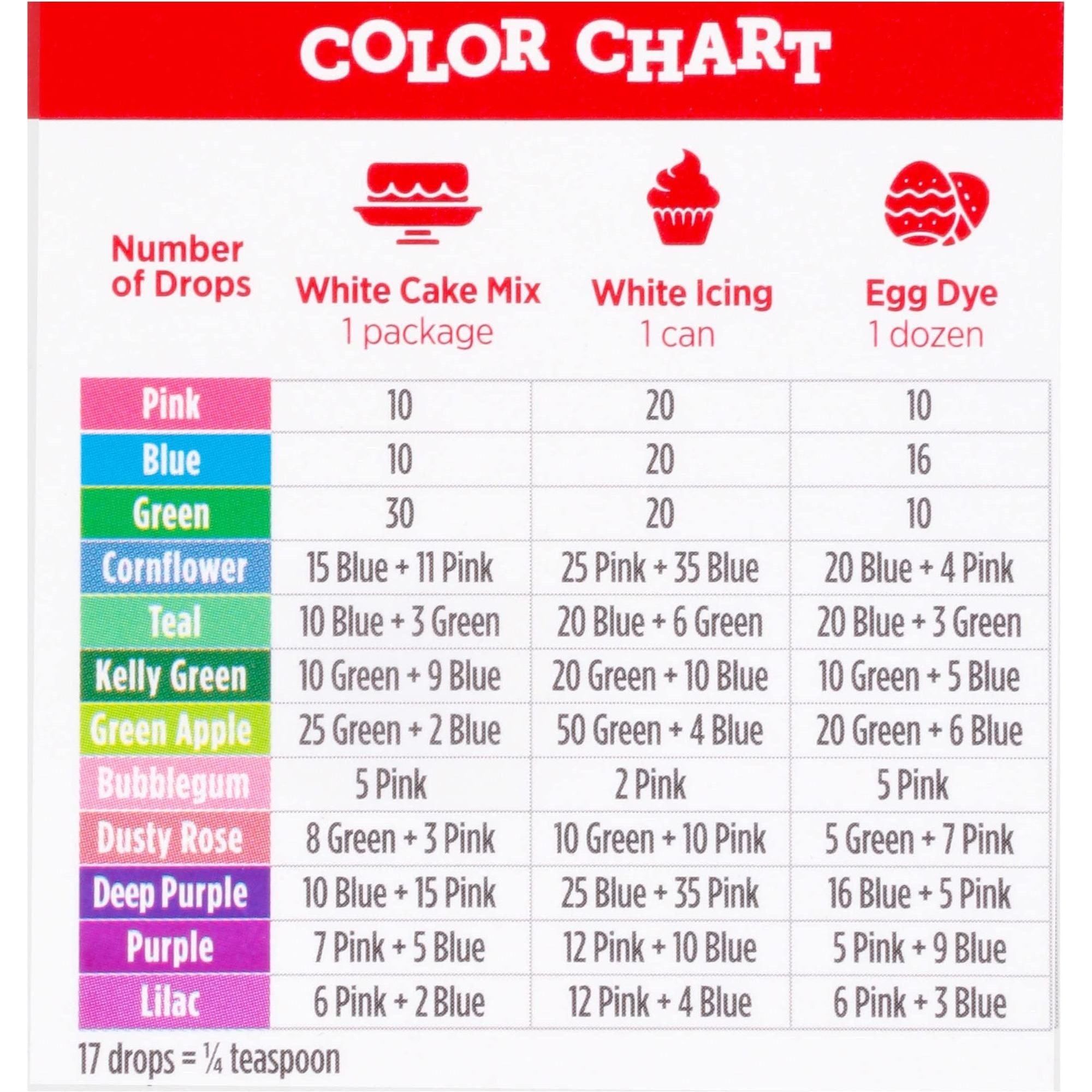 McCormick Neon Food Coloring & Egg Dye Set, 1.5 fl oz (8 Pack) - Unbranded