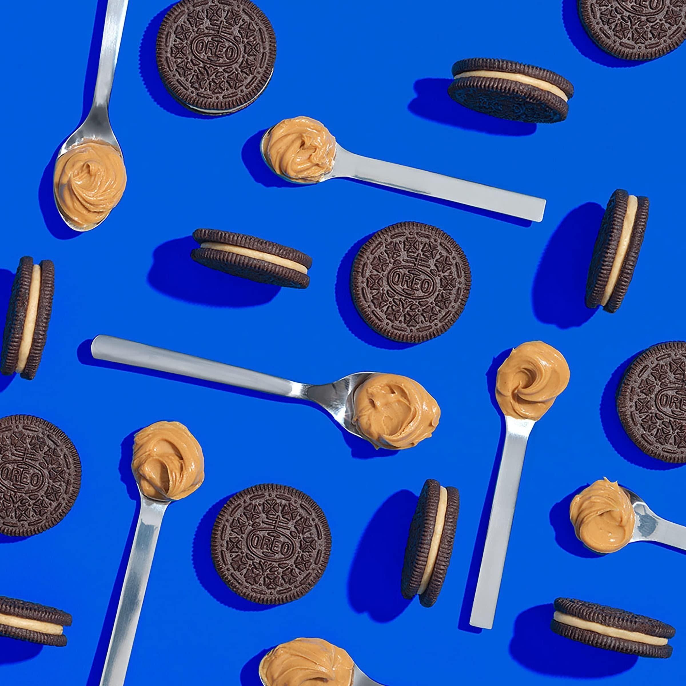 OREO Chocolate Sandwich Cookies with Peanut Butter Creme, Family Size, 17 oz - Oreo