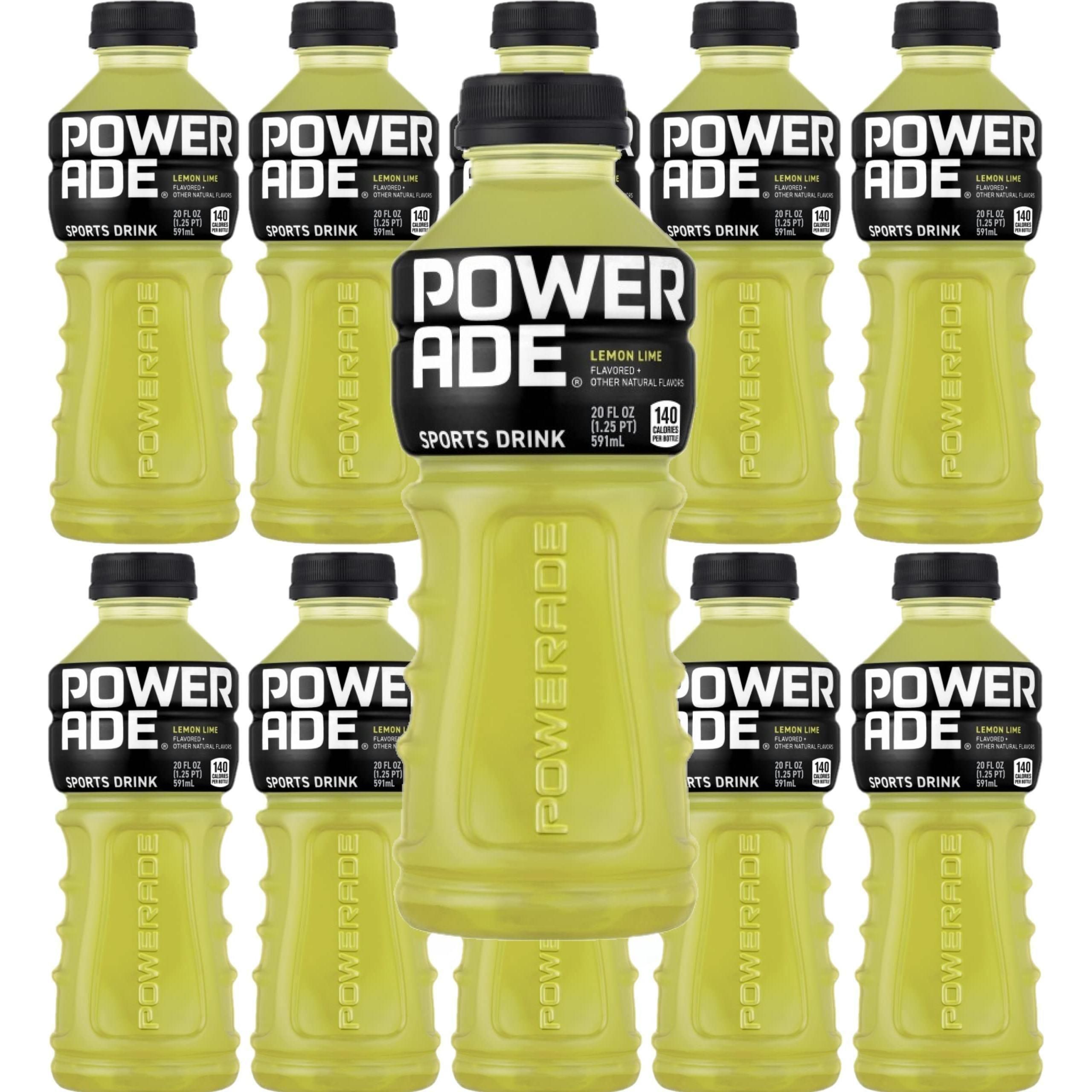 Powerade Lemon Lime Sports Drink, 20oz Bottles (Pack of 10) – Fresh ...