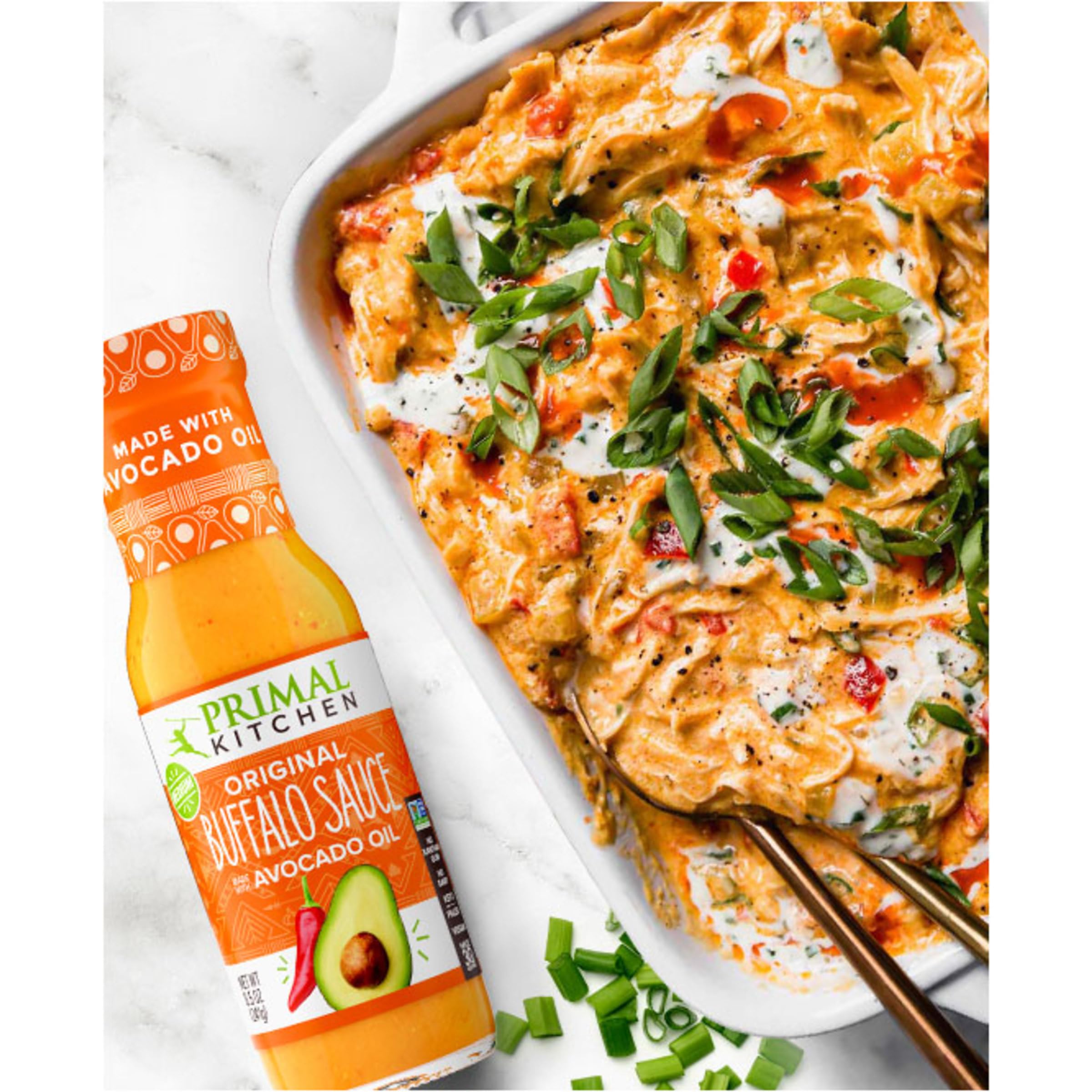 Primal Kitchen Buffalo Sauce, 8.5 oz, 2 Pack