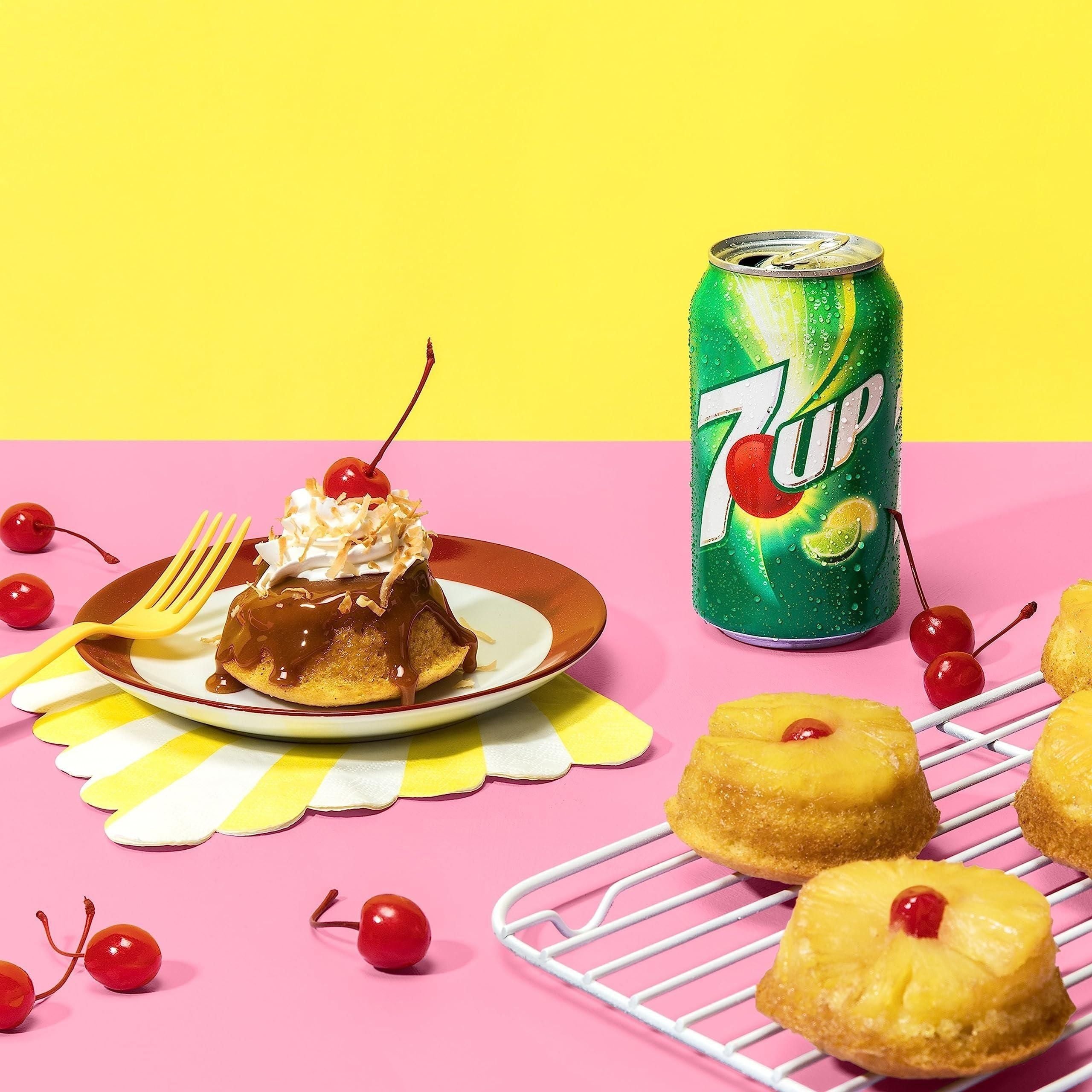 Caffeine-Free 7UP Lemon Lime Soda, 12 oz Cans - 12 Pack - 7-Up