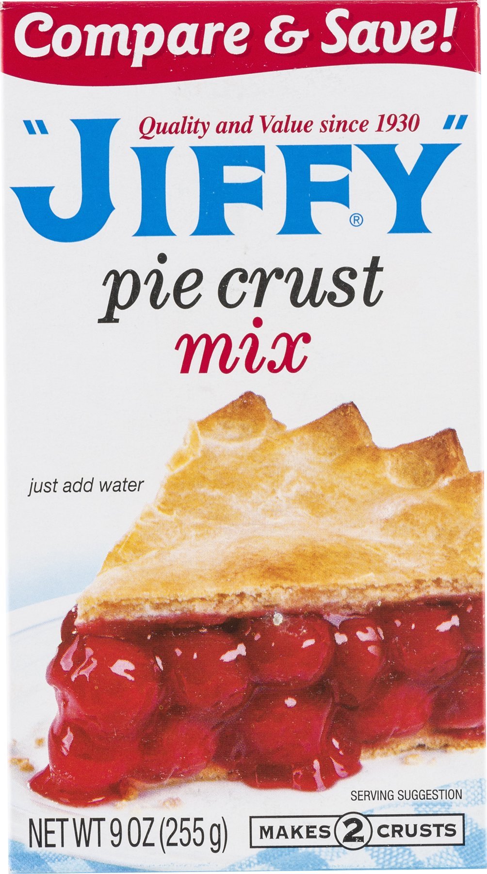 Jiffy Pie Crust Mix, 9 oz (6 Pack) - Jiffy