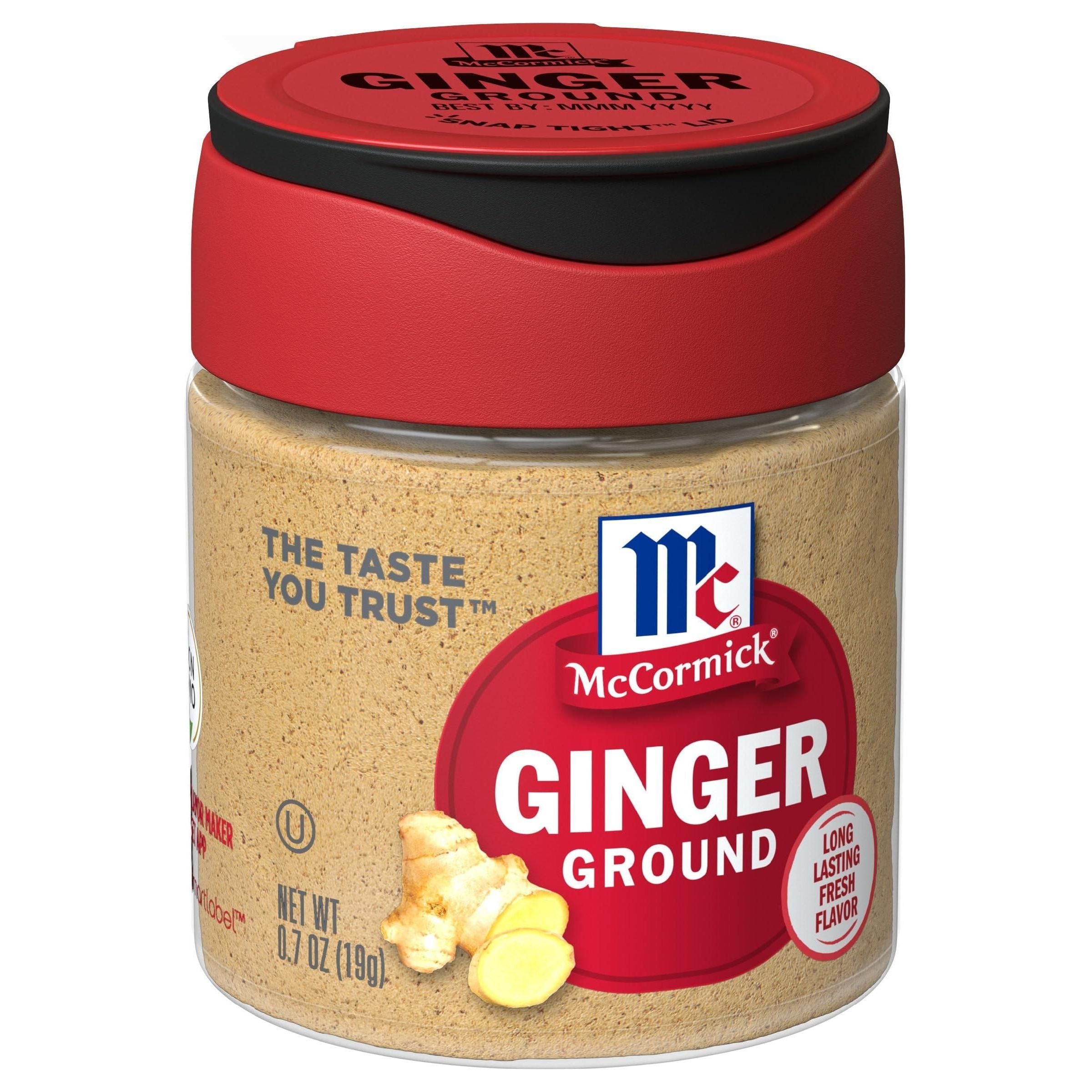 McCormick Hand-Picked Ground Ginger Spice, 0.7 oz, 6-Pack - McCormick