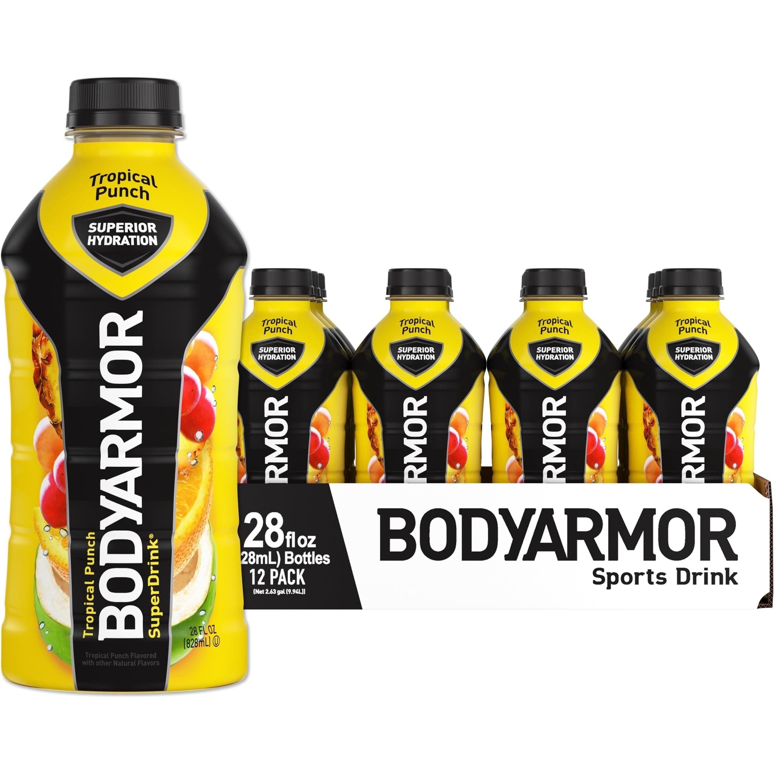 BODYARMOR Tropical Punch Sports Drink, 28 Fl Oz (12-Pack) - BODYARMOR