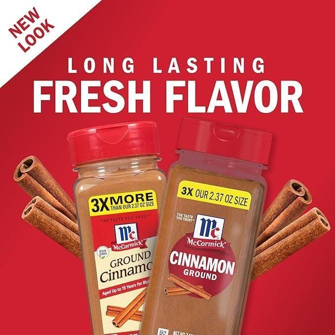 McCormick Premium Ground Cinnamon, 7.12 oz, 6-Pack - McCormick