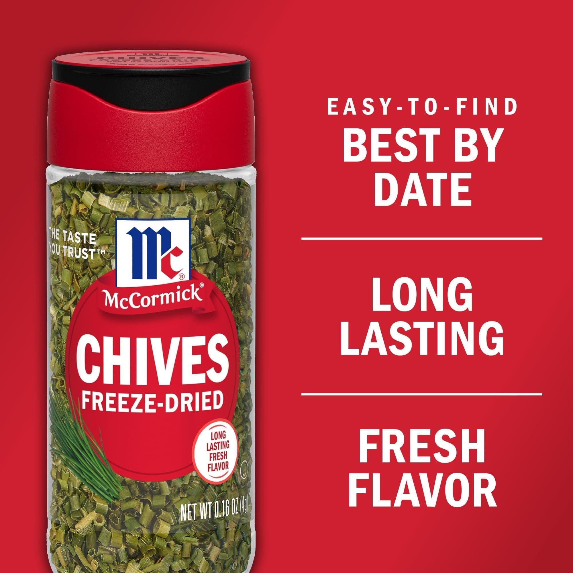 McCormick Premium Freeze-Dried Chives, 0.16 Oz - McCormick