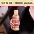 Dunkin Donuts Iced Coffee, French Vanilla, 13.7 Fluid Ounce (Pack Of 12) - Dunkin