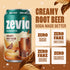 Zevia Zero Sugar Soda, Creamy Root Beer, 12 oz Cans (24-Pack)