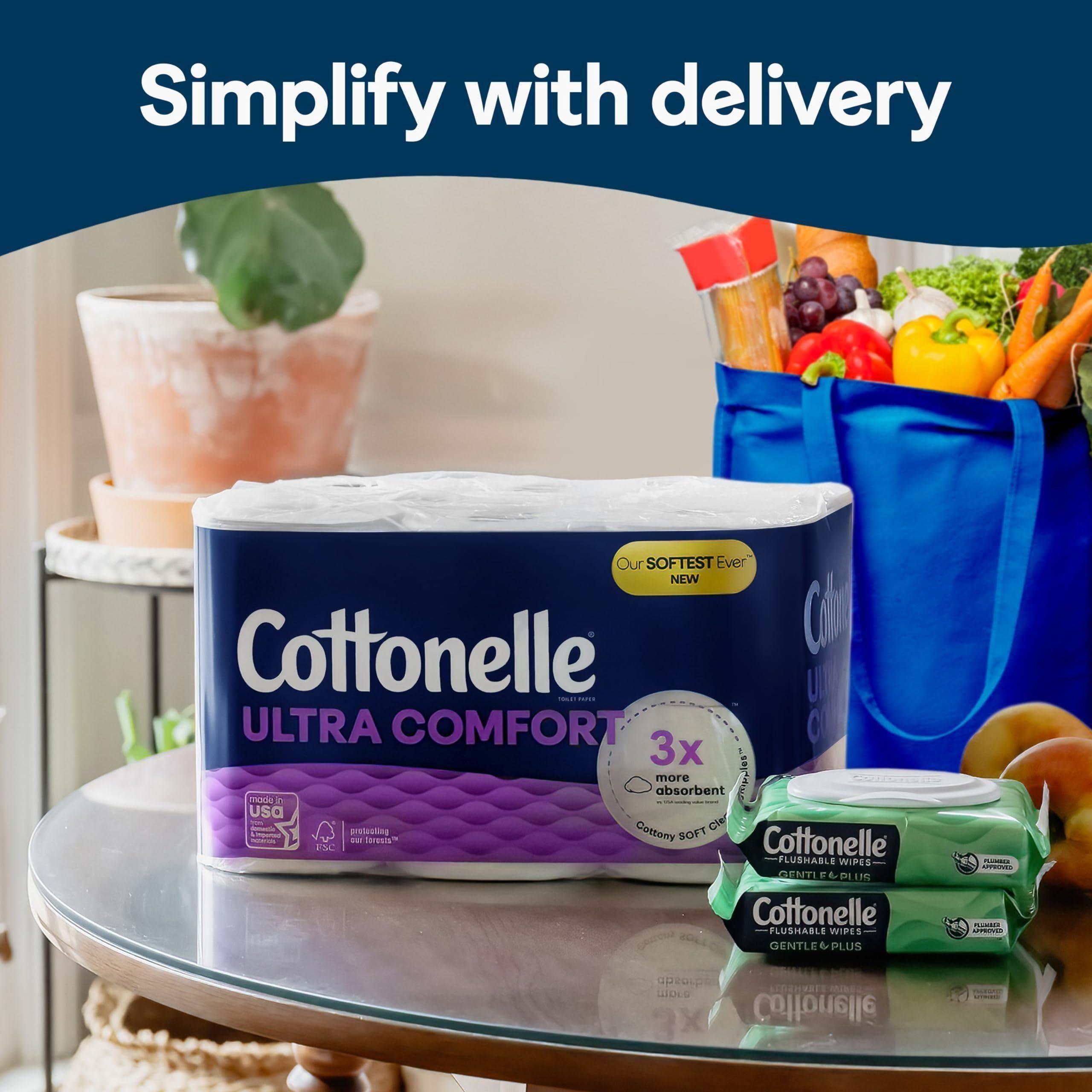 Cottonelle Ultra Comfort Toilet Paper, 6 Mega Rolls - Cottonelle
