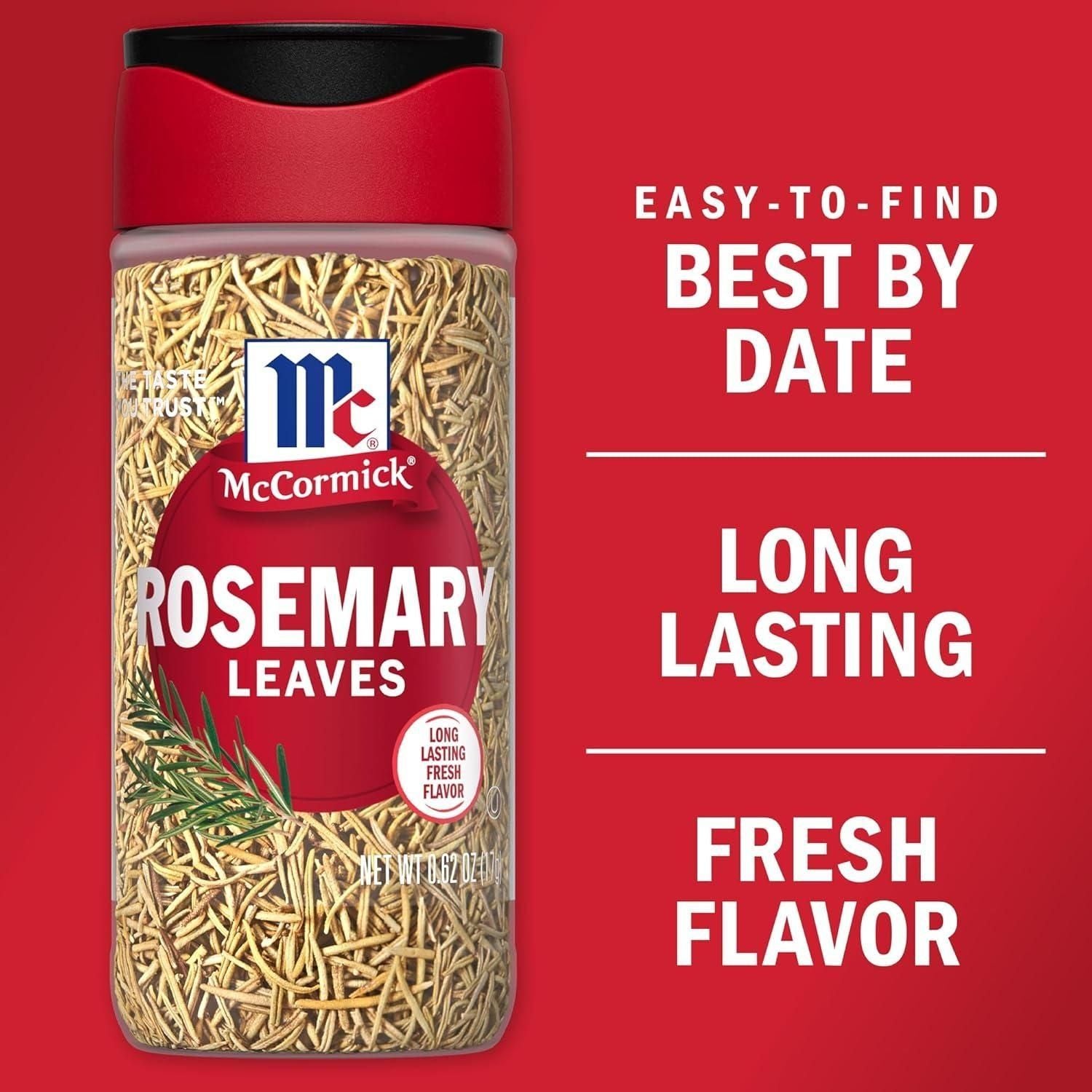 McCormick Whole Dried Rosemary Leaves, 0.62 oz - McCormick