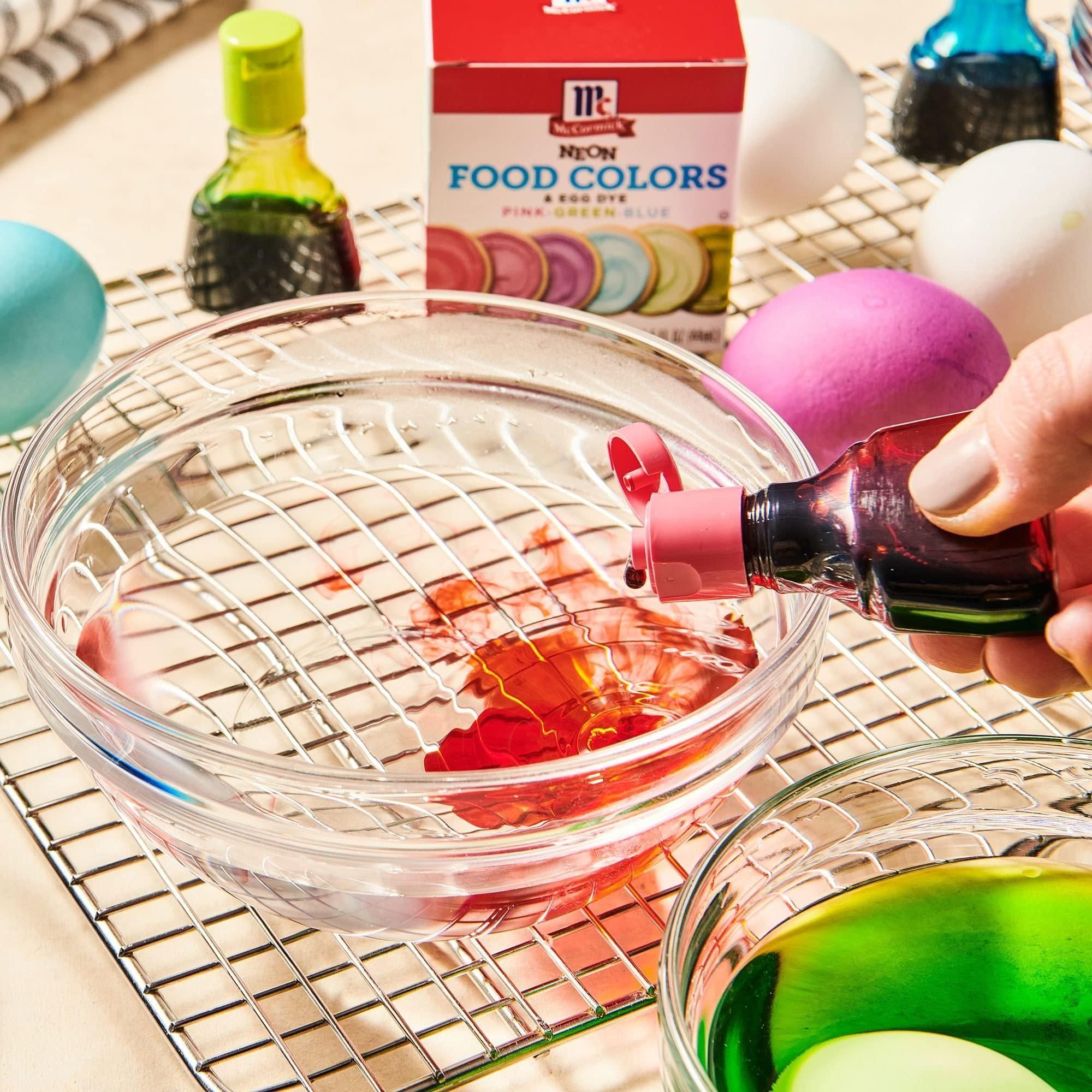 McCormick Neon Food Coloring & Egg Dye Set, 1.5 fl oz (8 Pack) - Unbranded