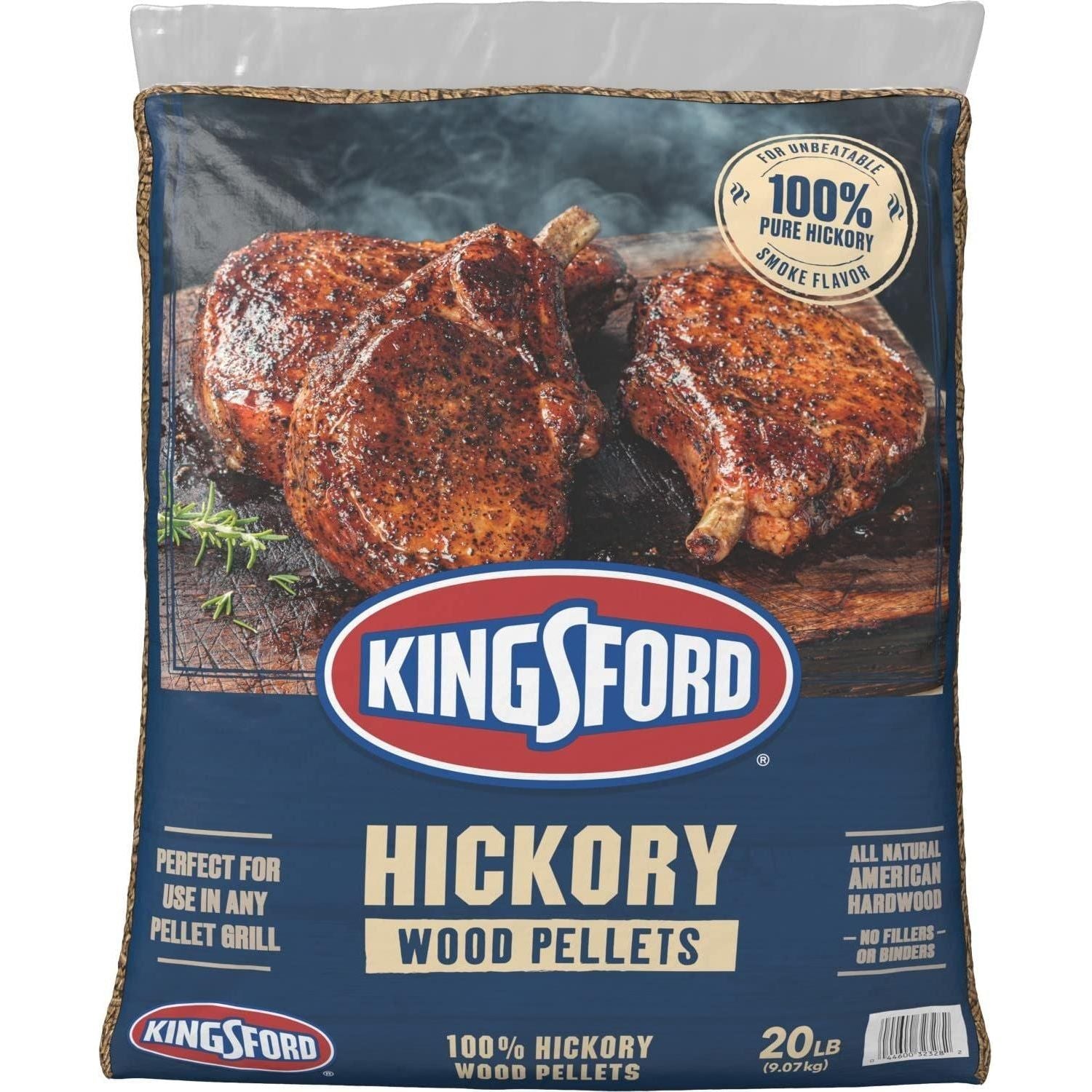 Kingsford Hickory BBQ Wood Pellets 20 lb Bag - Kingsford