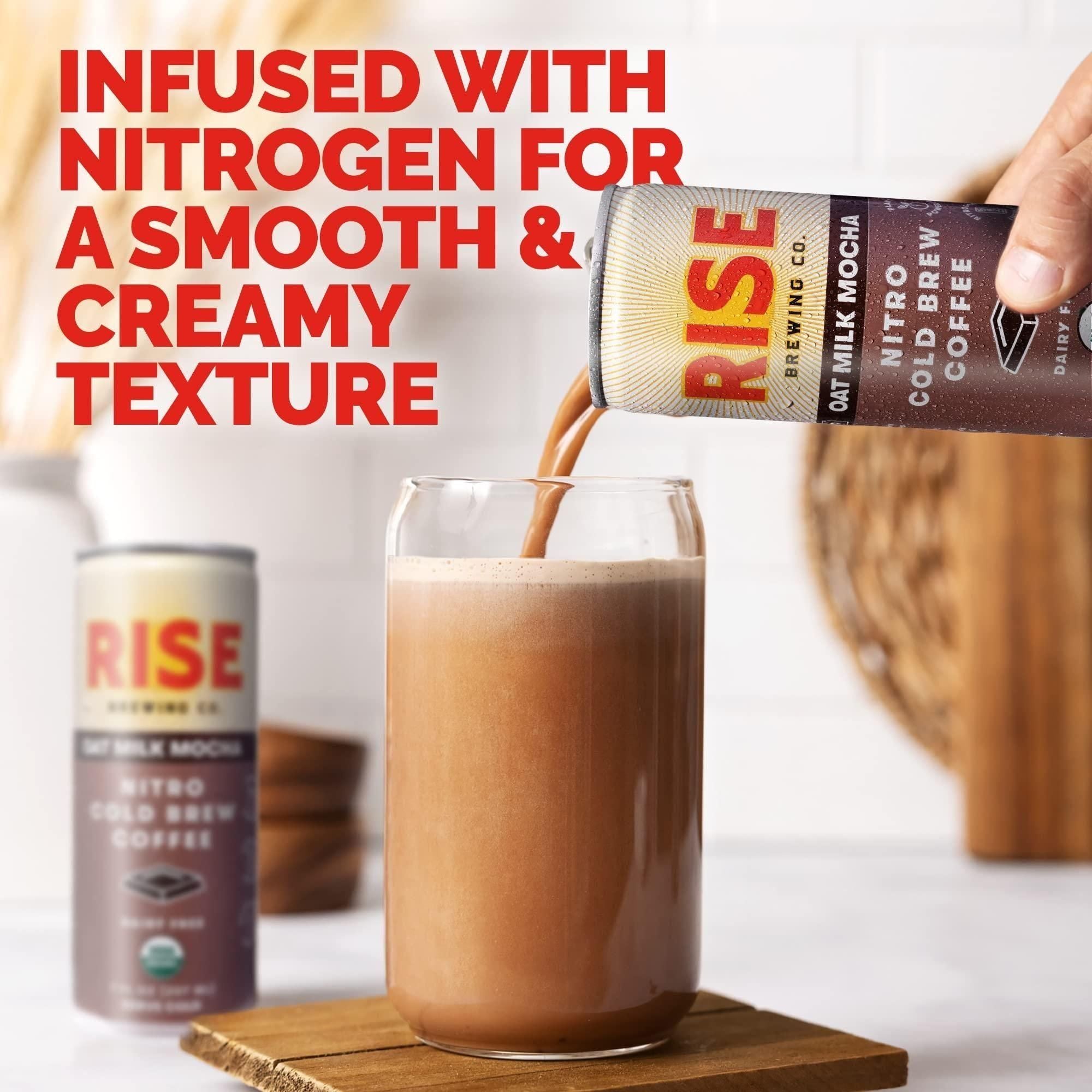 Rise Brewing Mocha Nitro Cold Brew Latte - Rise Brewing