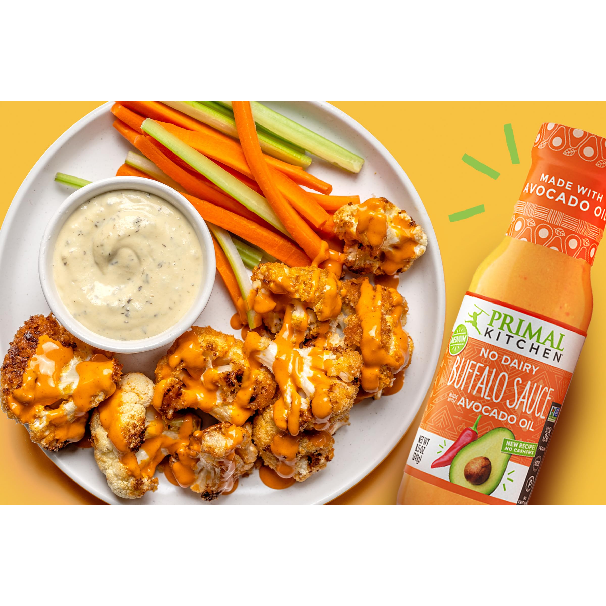 Primal Kitchen Buffalo Sauce, 8.5 oz, 2 Pack