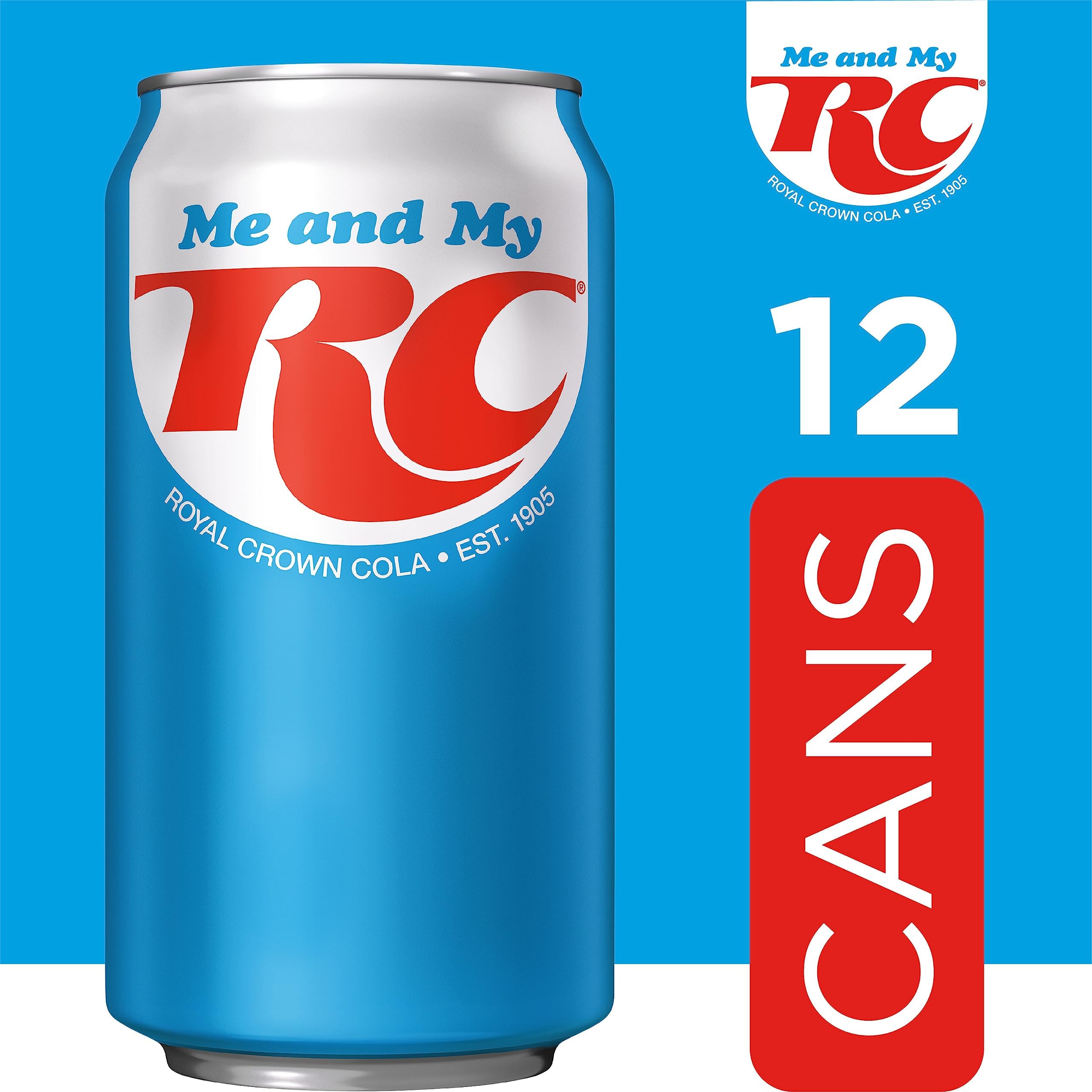 RC Cola Soda, 12 fl oz cans, 12 pack - RC Cola