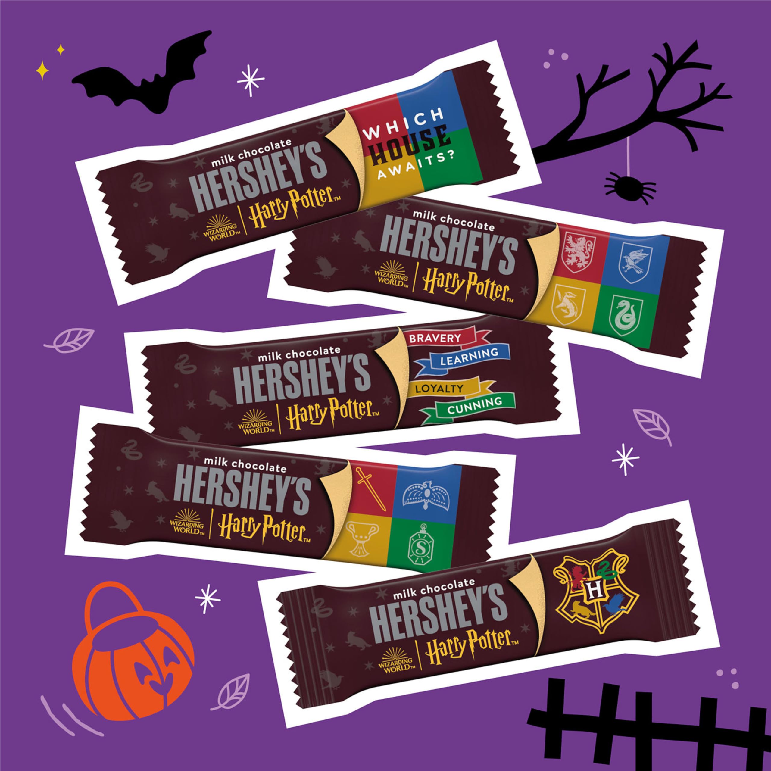HERSHEY'S Harry Potter Milk Chocolate Snack Size Candy, 9.45 oz