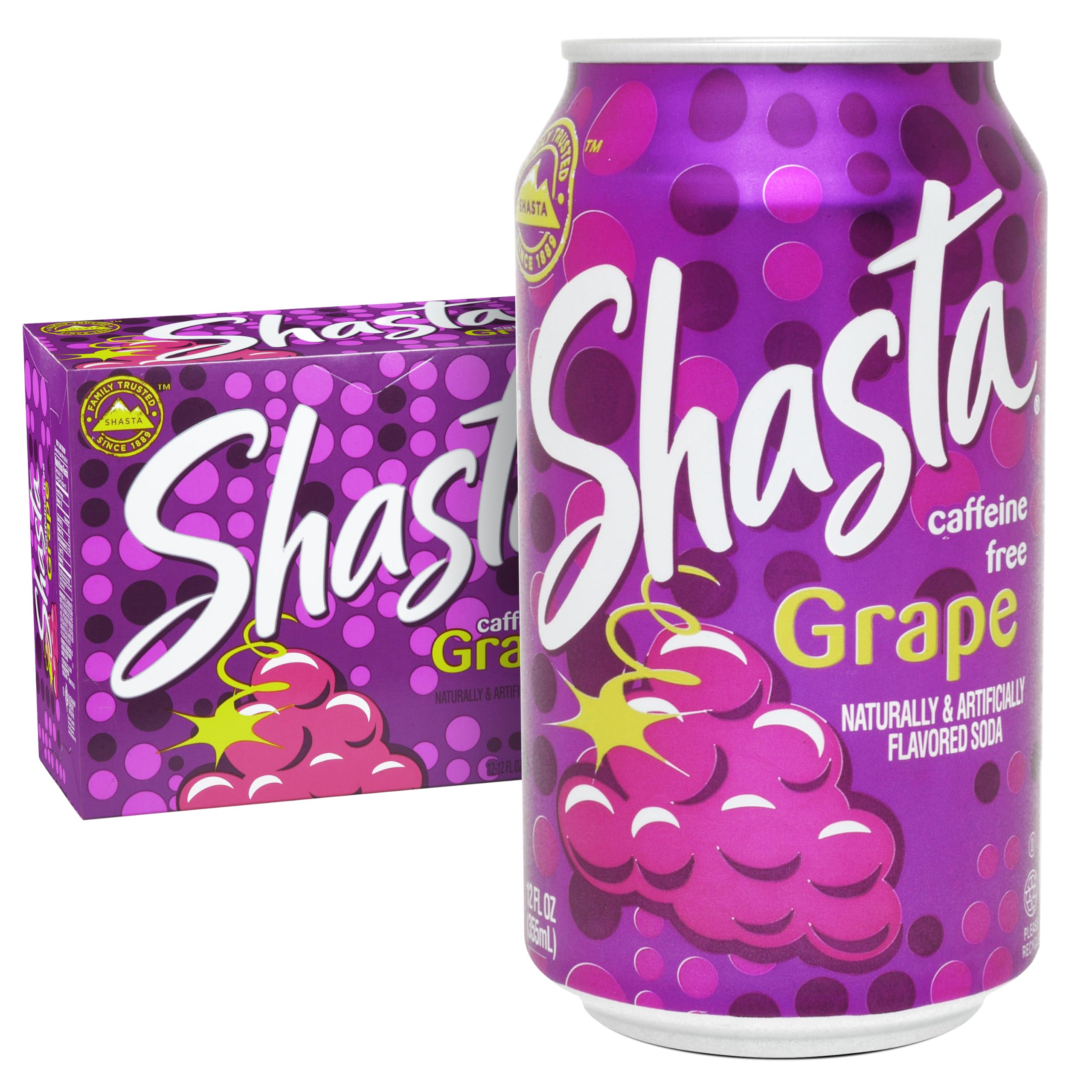 Shasta Grape 24-Pack of 12oz Cans