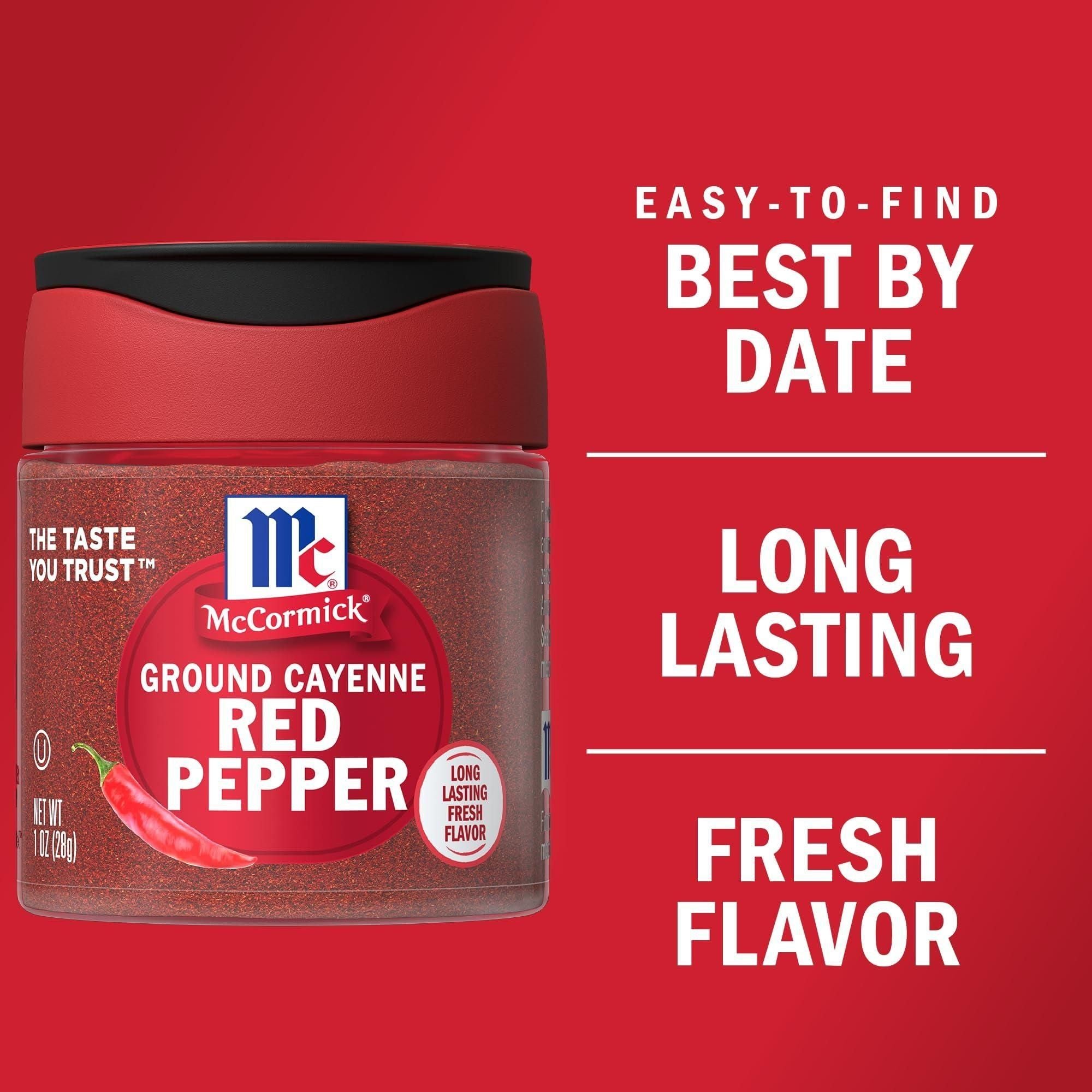 McCormick Spicy Cayenne Red Pepper, 1 oz - McCormick