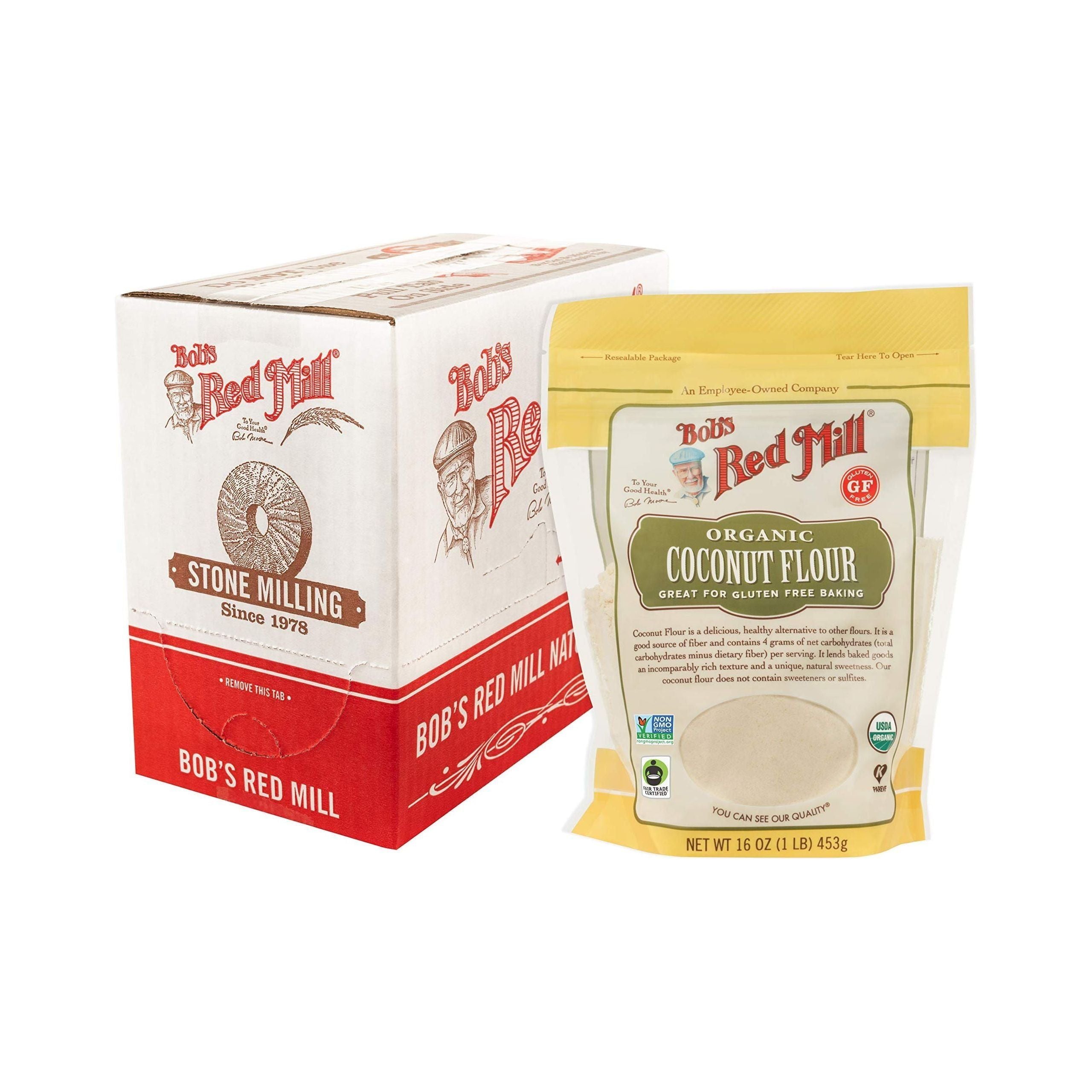 Organic Coconut Flour by Bob's Red Mill, 16 oz (4-Pack) - Bob's Red Mill