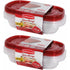 Rubbermaid Take Alongs 4-cup Rectangle Containers, 2-Pack of 3 - Rubbermaid