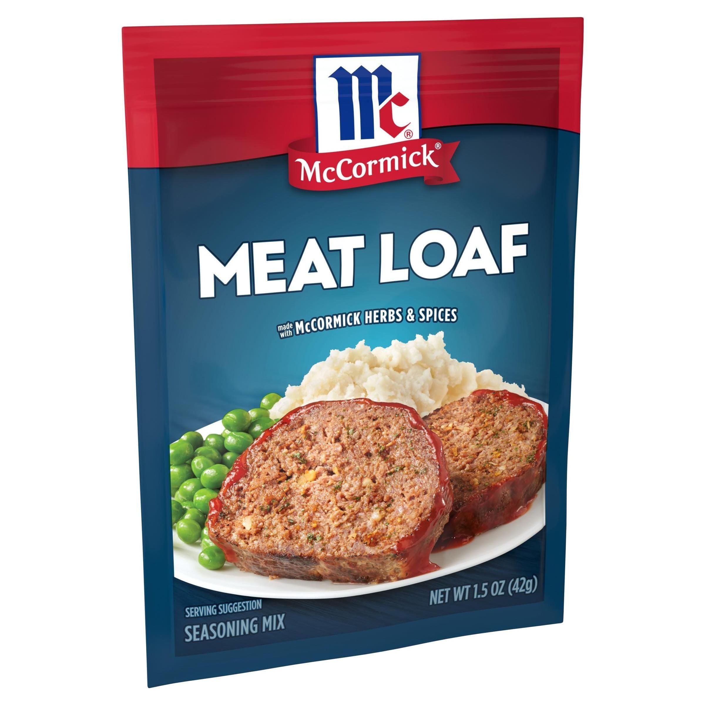 McCormick Traditional Meat Loaf Spice Blend, 1.5 oz Packet - McCormick