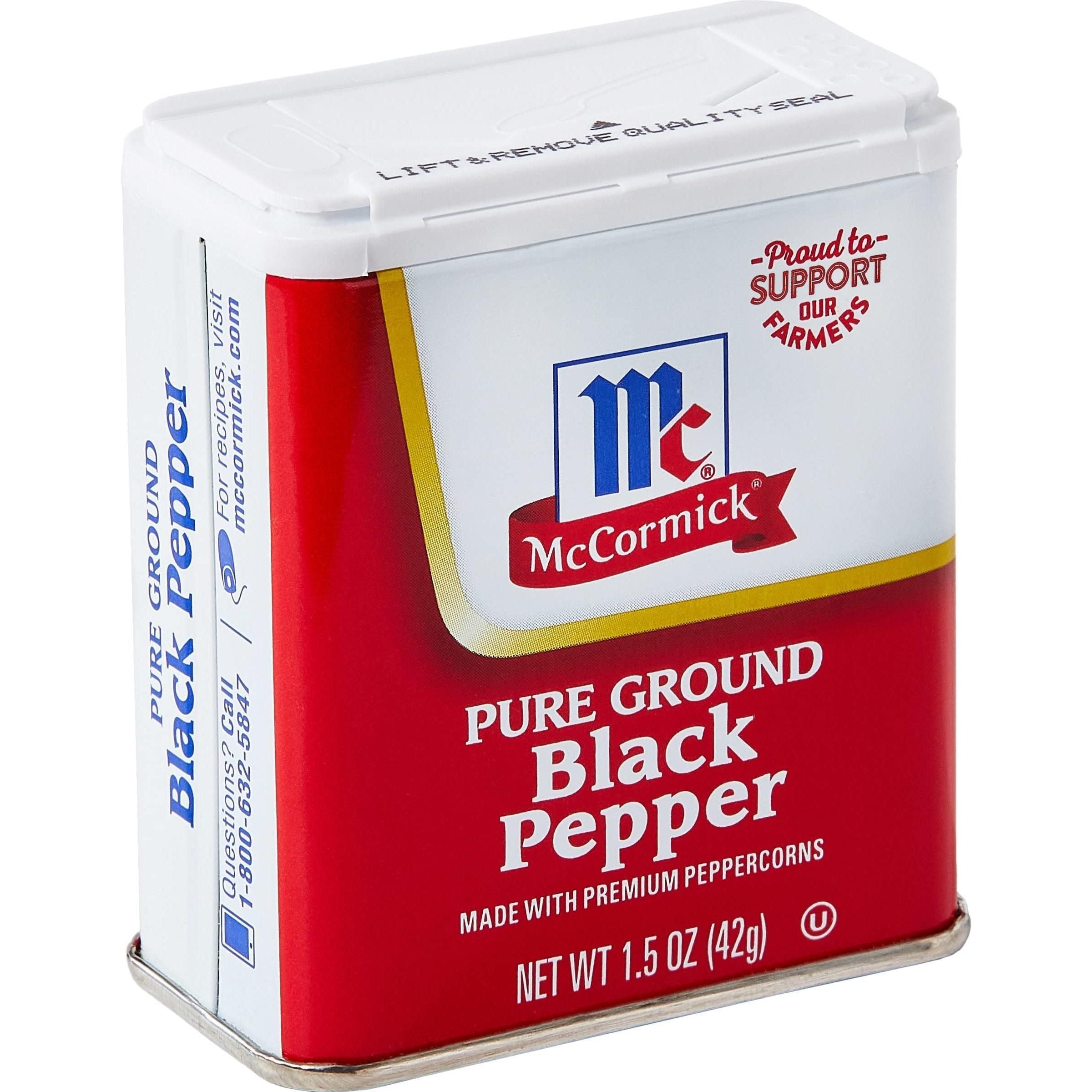 McCormick Premium Ground Black Pepper, 1.5 oz - McCormick