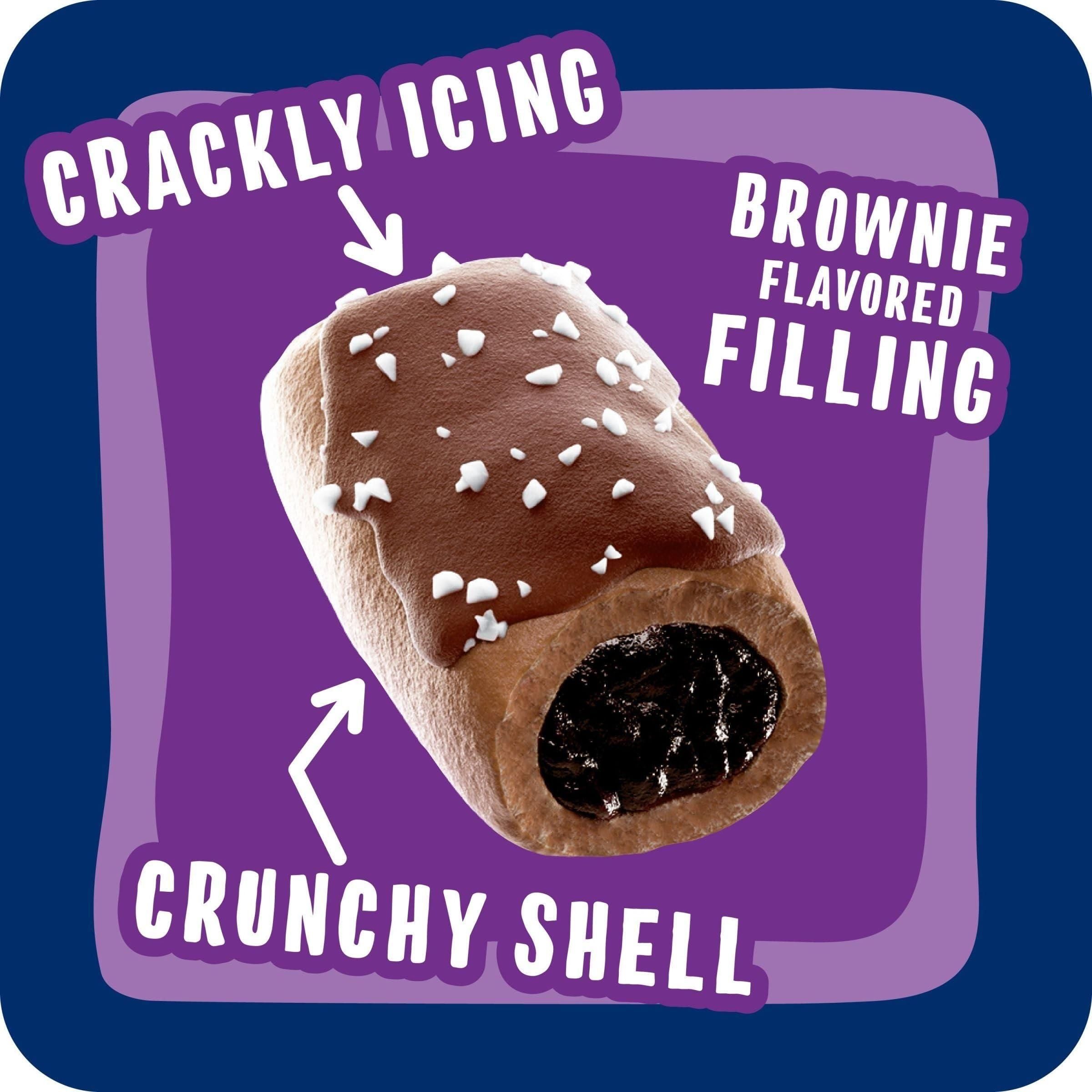 Pop-Tarts Brownie Crunch Snack Bites, Frosted Crunchy Poppers, Kids & On-the-Go Treats, 5oz Box (5 Pouches) - Pop-Tarts